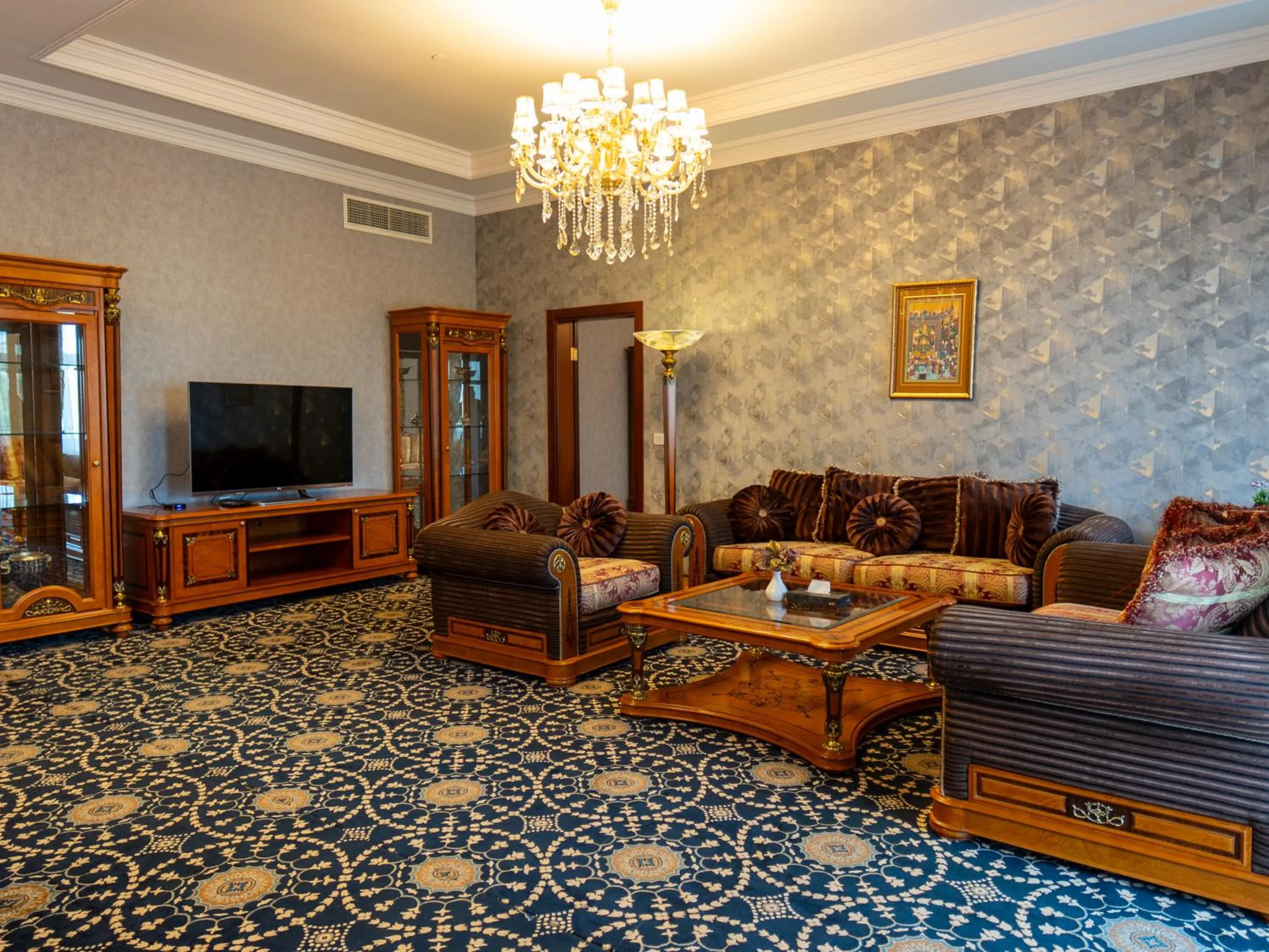 Seating area in Shah Palace Luxury Museum Hotel