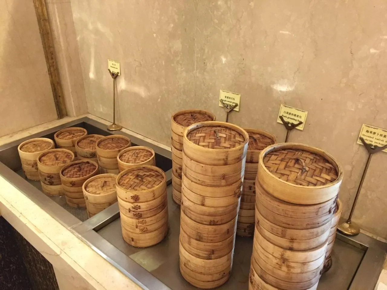 Asian breakfast, Food in Golden Gulf Hotel Yantai