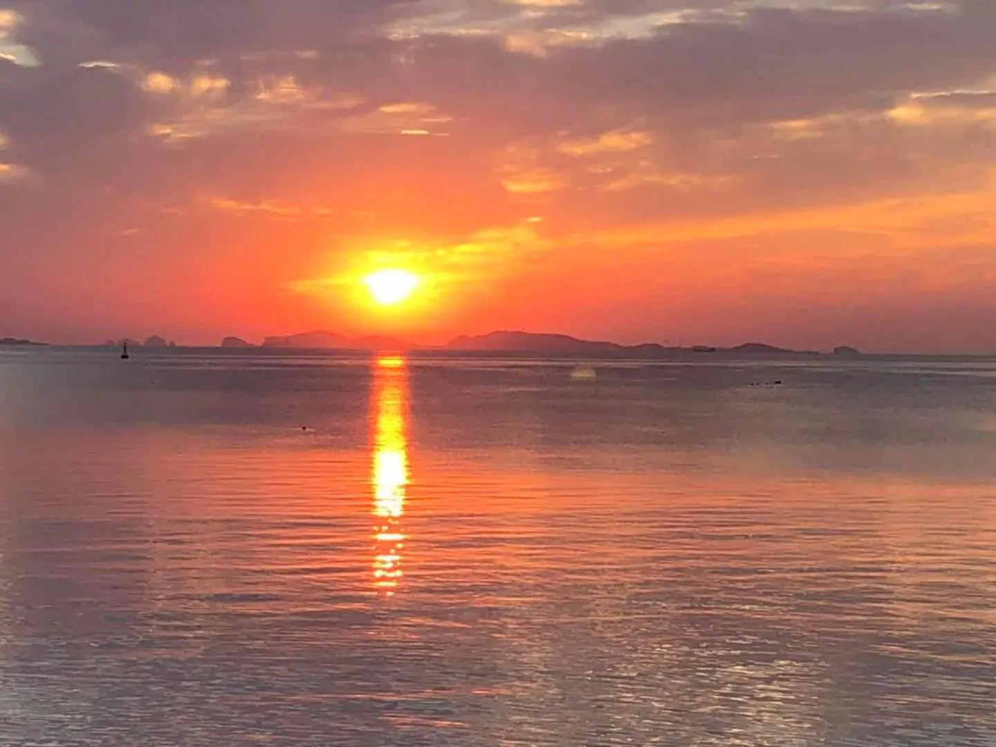 Sunrise/Sunset in Golden Gulf Hotel Yantai