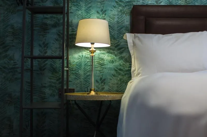 Bed in Limestone Hotel