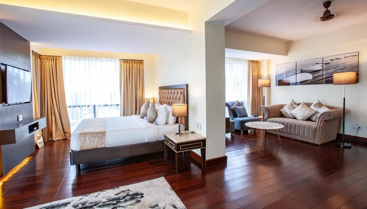 Bed in Royale Exotica, Goa