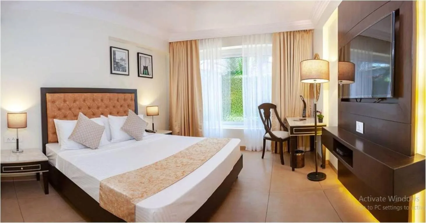 Bed in Royale Exotica, Goa