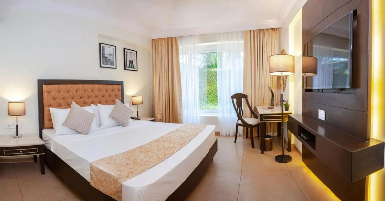 Bed in Royale Exotica, Goa