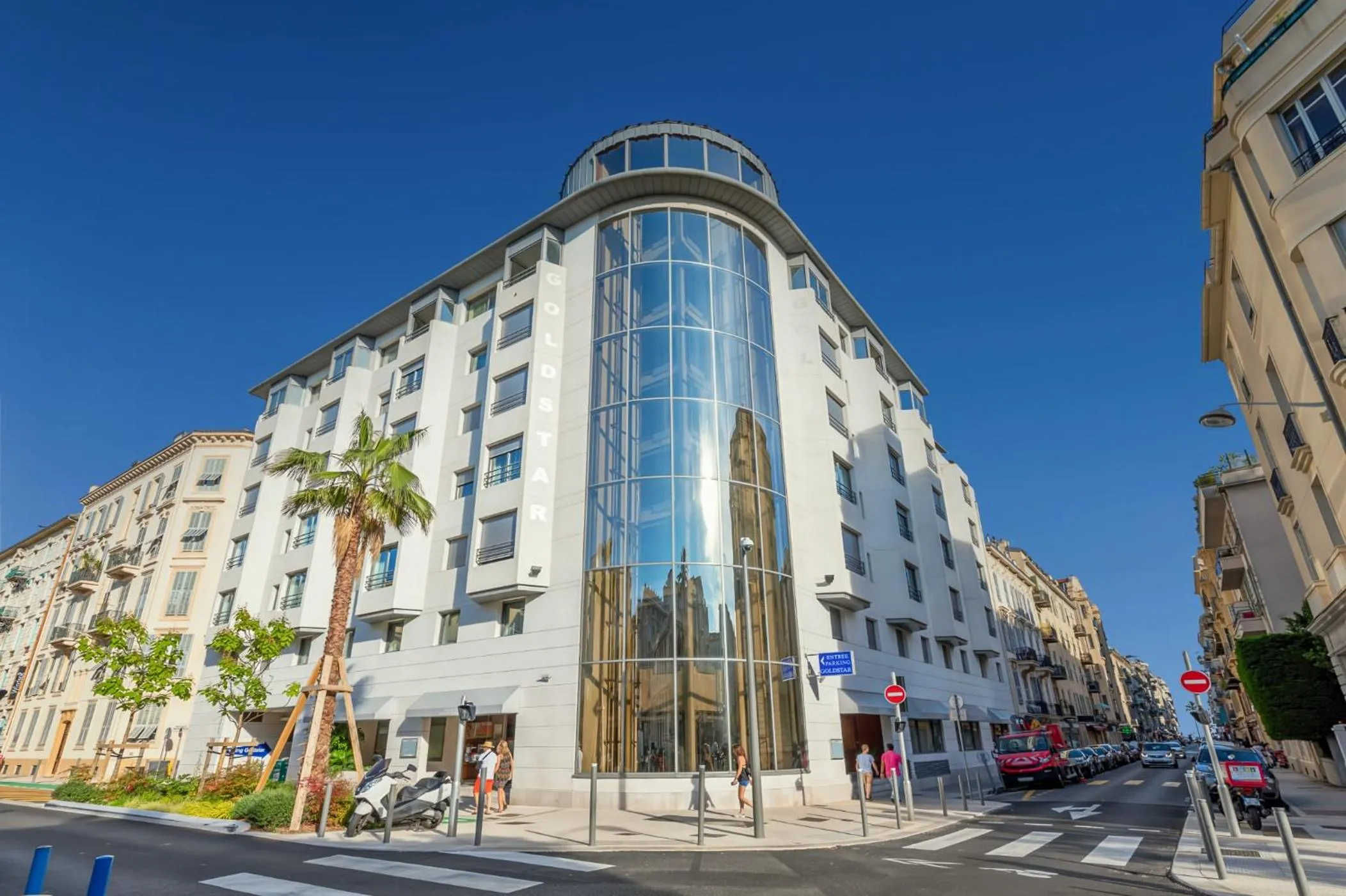 Property building in Goldstar Apartments & Suites