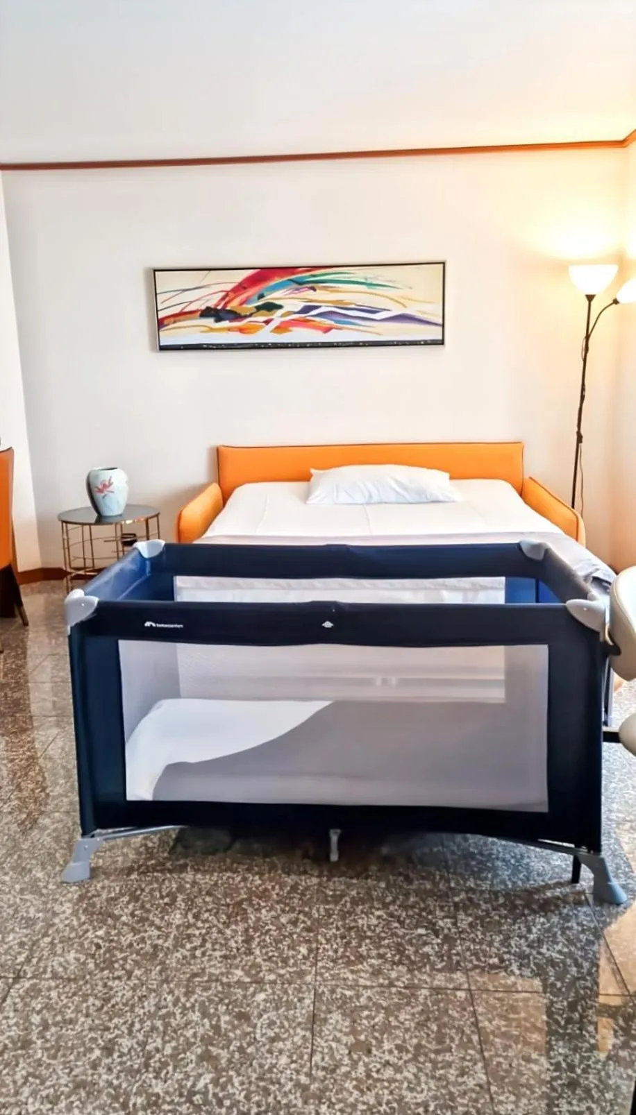 Bed in Goldstar Apartments & Suites