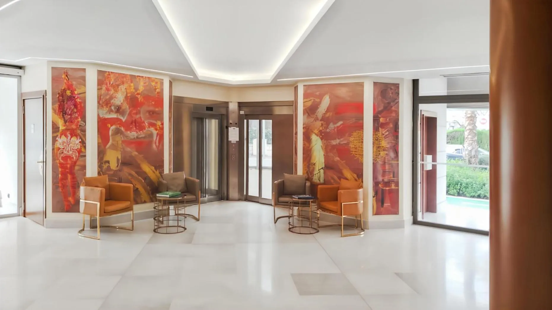 Property building in Goldstar Apartments & Suites