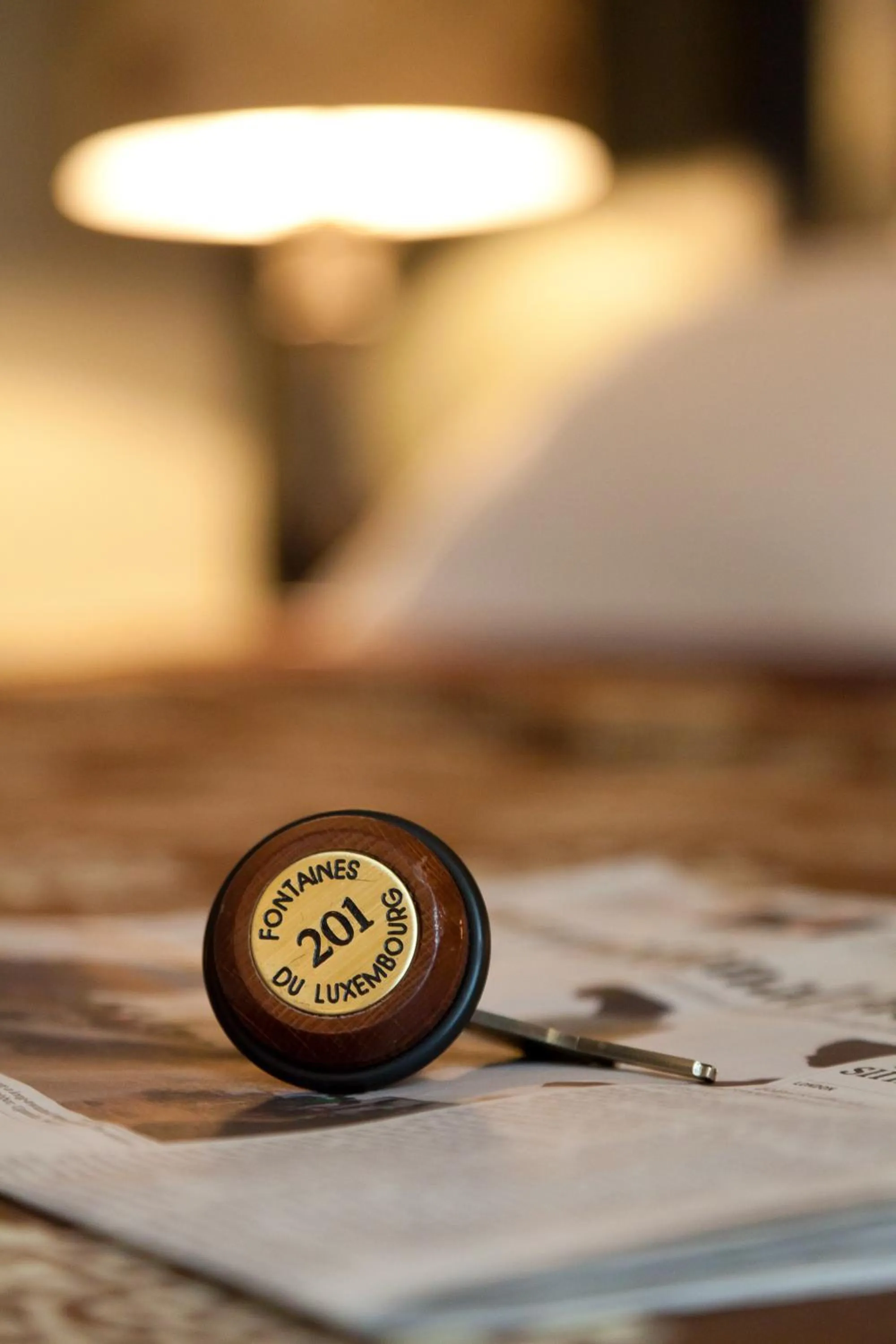 Decorative detail in Hotel Fontaines du Luxembourg