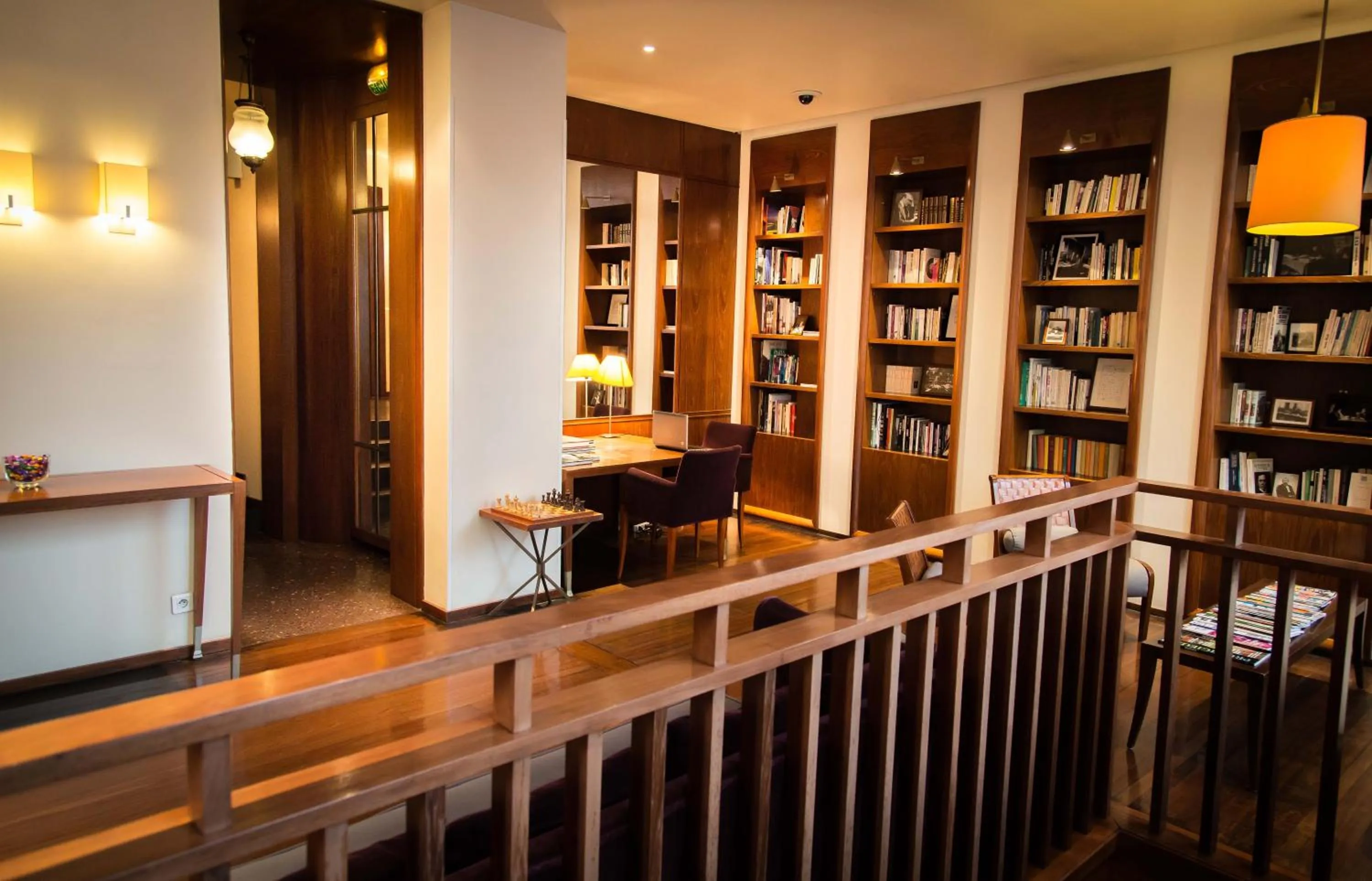 Lobby or reception in Hôtel Quartier Latin