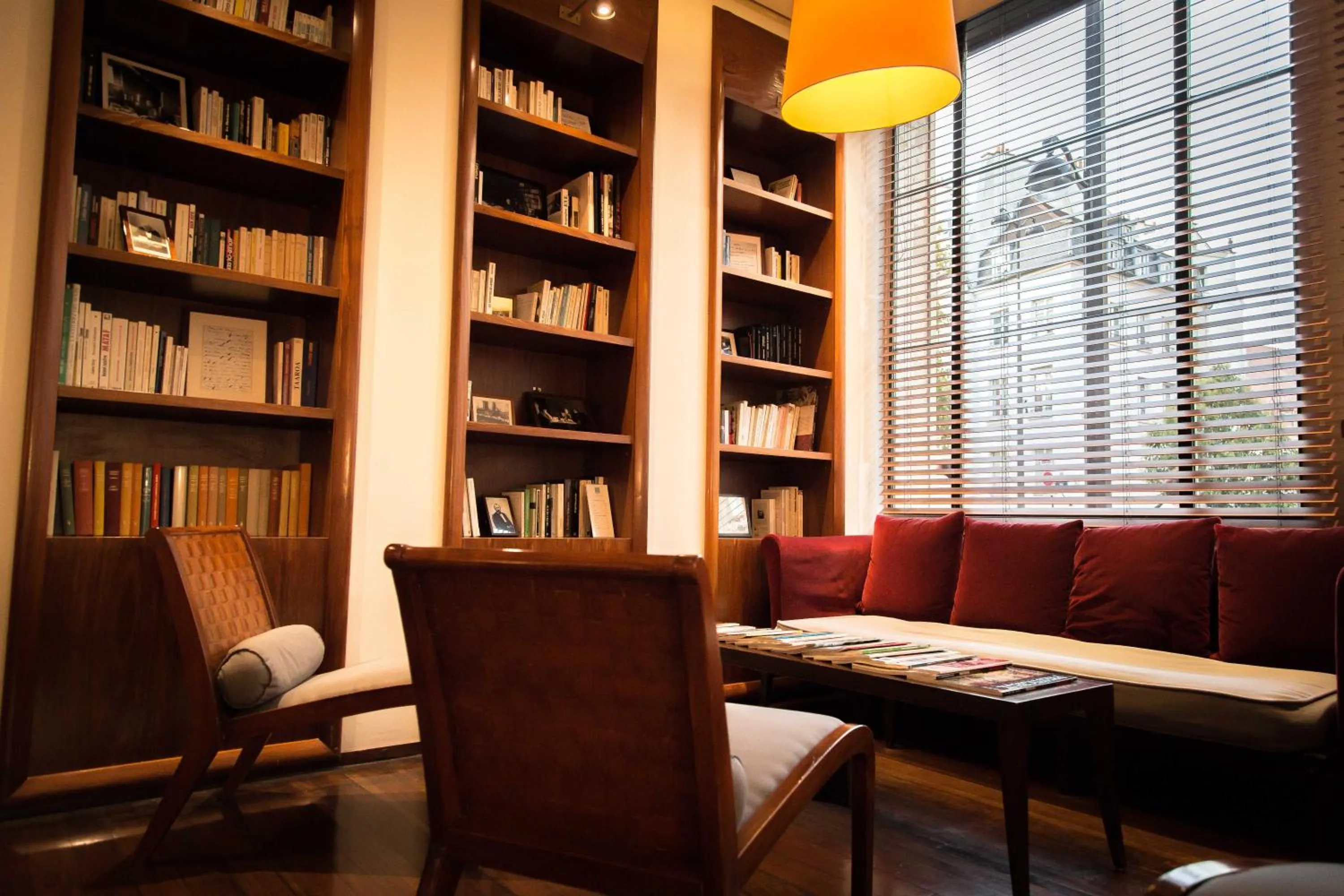 Lobby or reception in Hôtel Quartier Latin