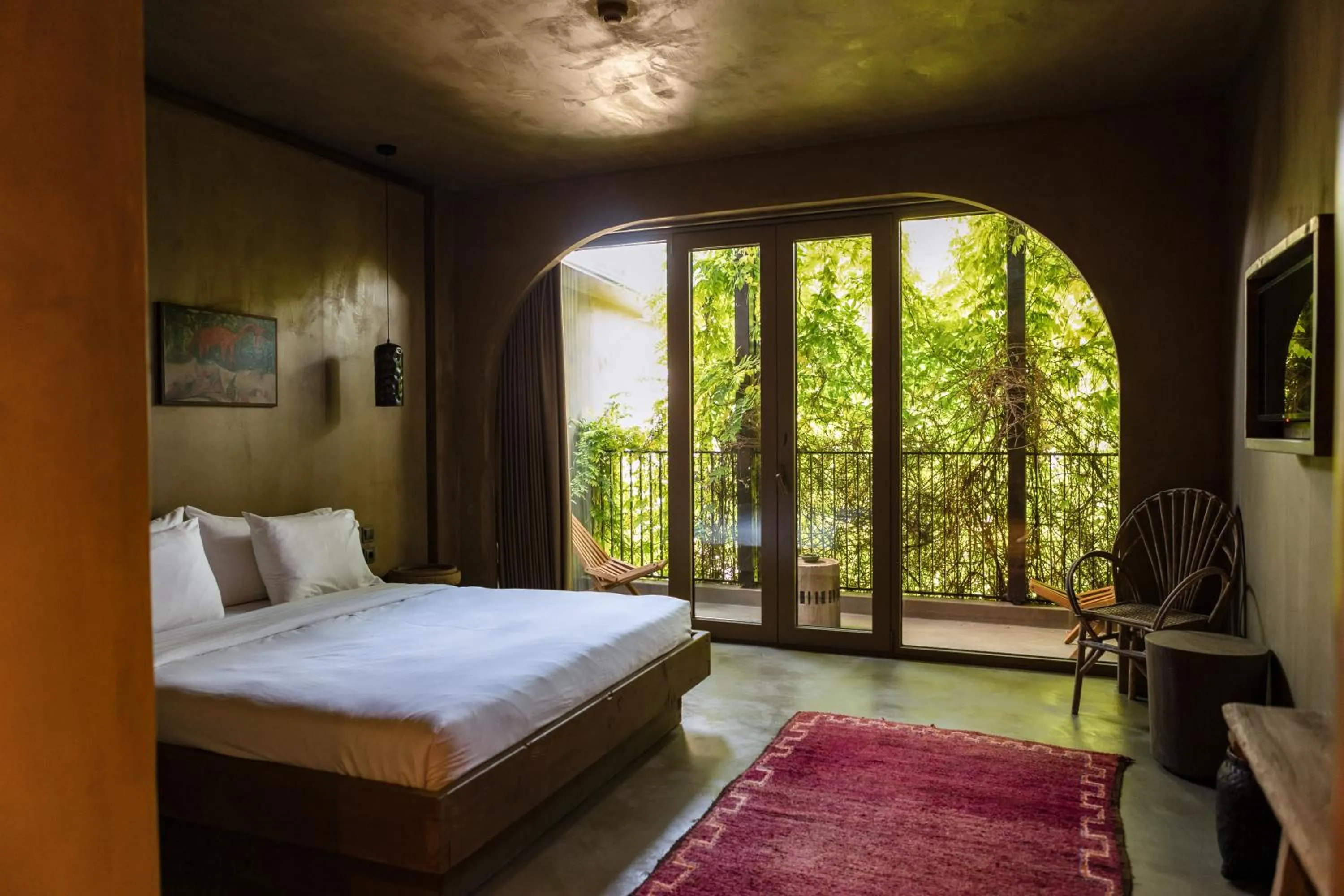 View (from property/room), Bed in Life Gallery Hotel & Spa