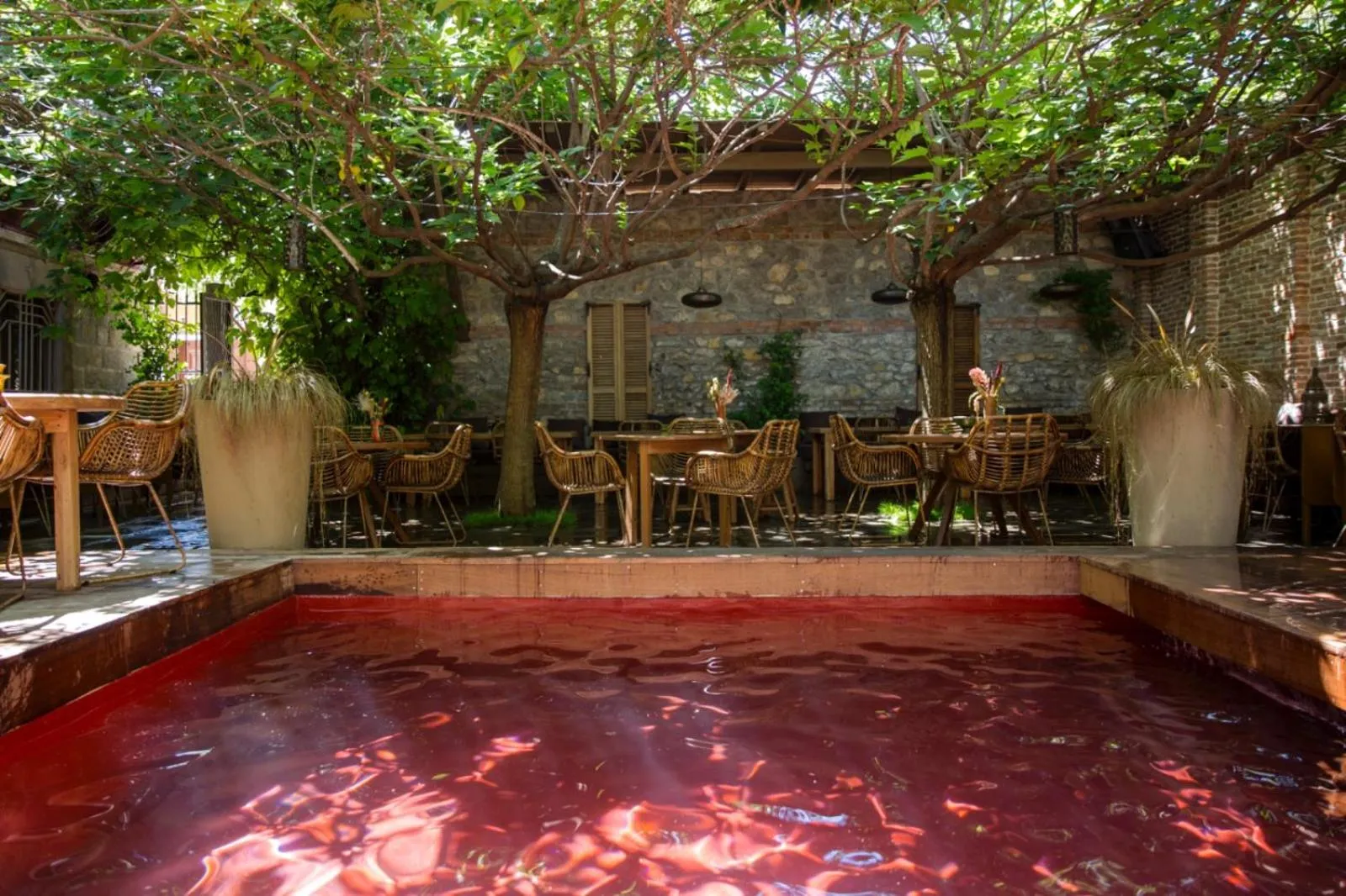 Pool view in Life Gallery Hotel & Spa