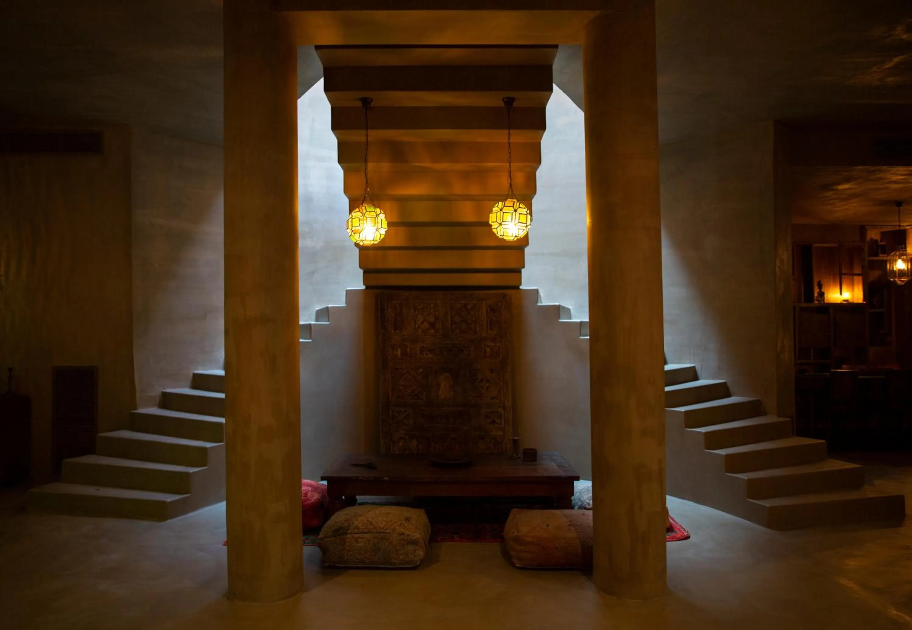 fireplace in Life Gallery Hotel & Spa