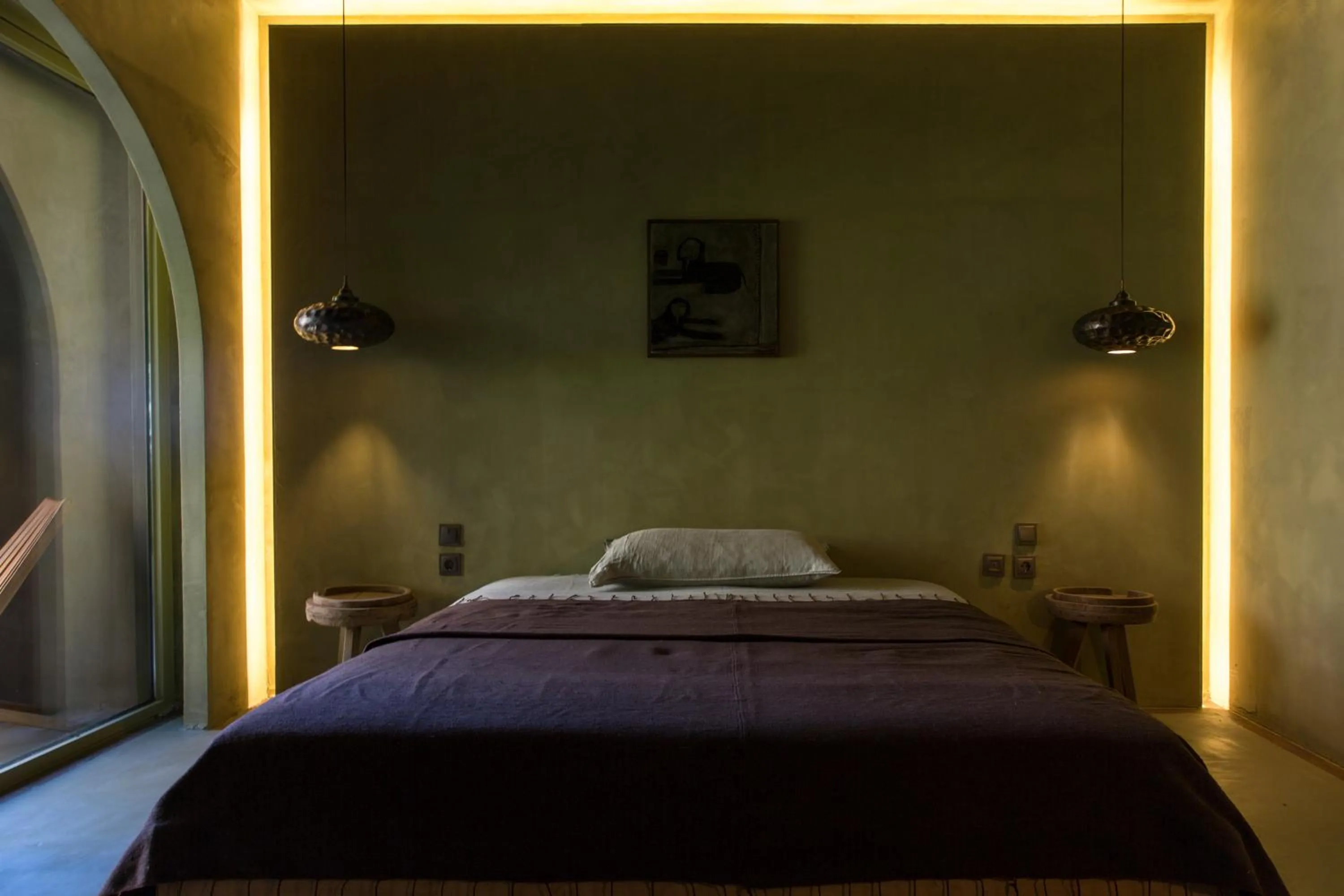 Bedroom, Bed in Life Gallery Hotel & Spa