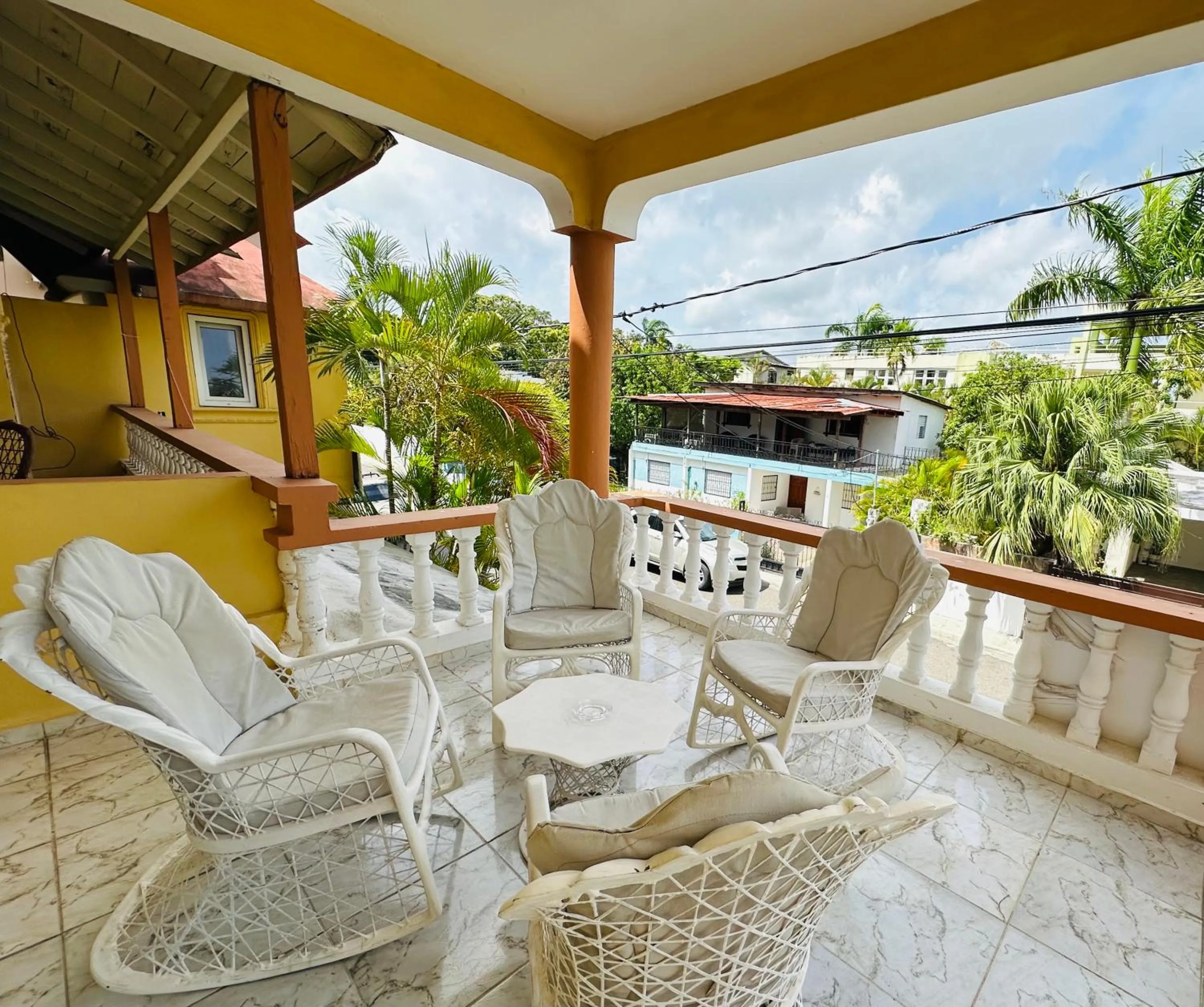 Balcony/Terrace in Aparthotel Michaela