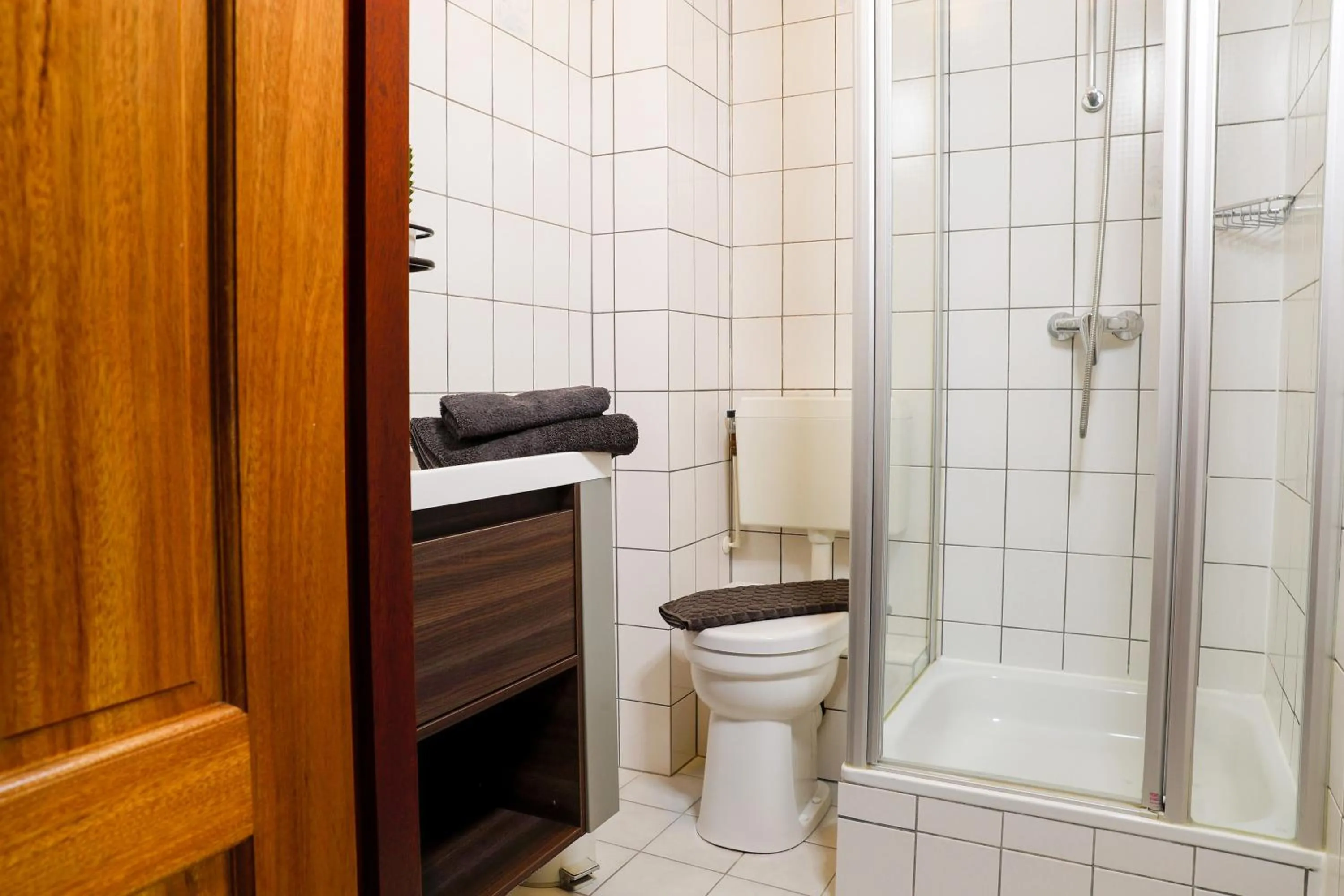 Shower in B&B Bie Janssen