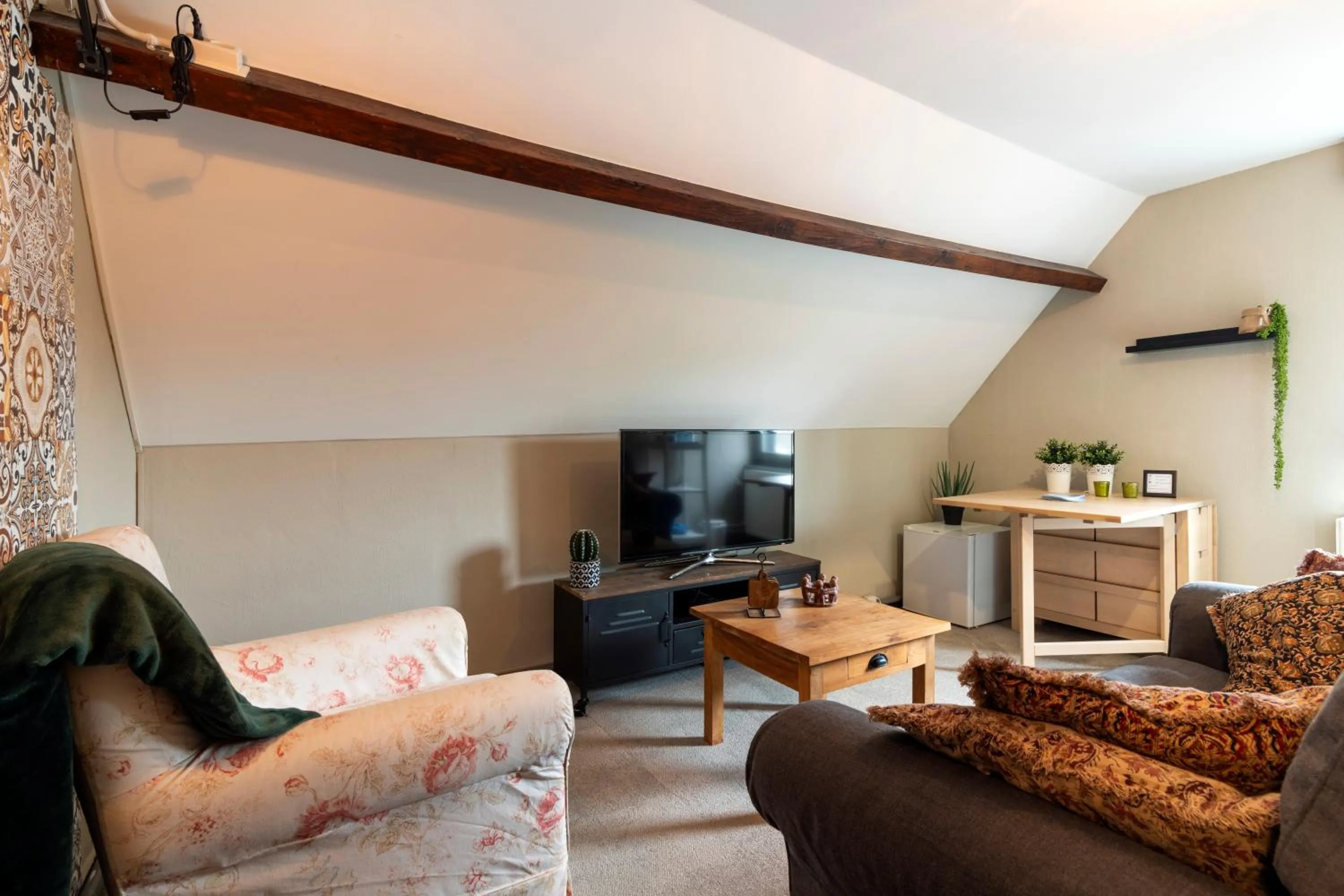 Living room in B&B Bie Janssen