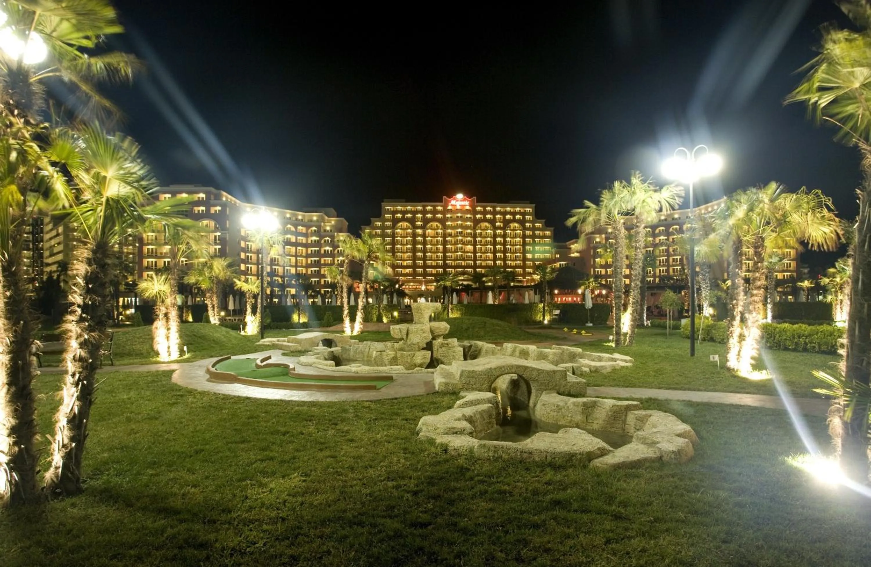 Facade/entrance in DIT Majestic Beach Resort
