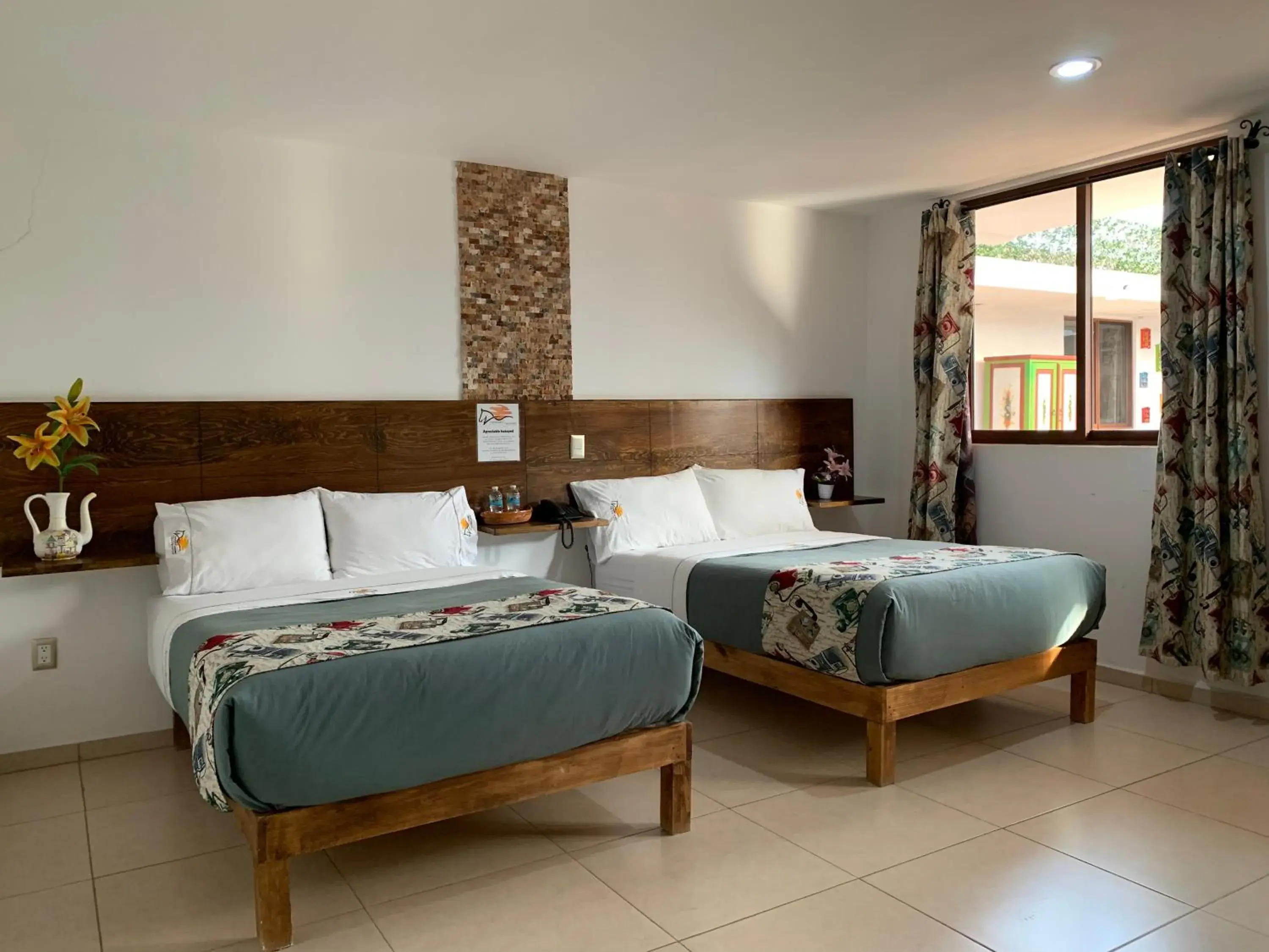 Double Room with Two Double Beds in Amanecer Ranchero Double Room with Two Double Beds in Amanecer Ranchero
