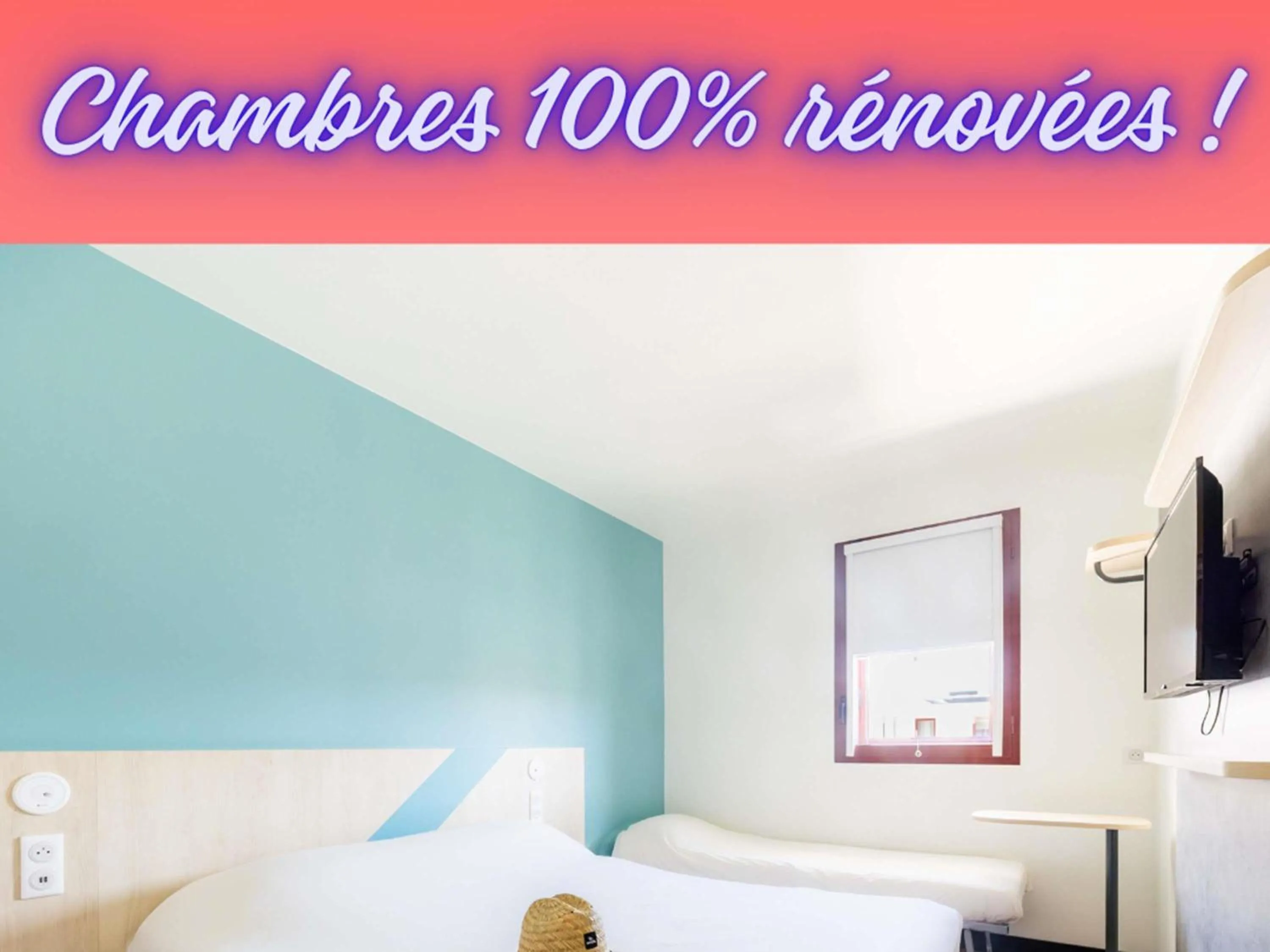 Property building, Bed in ibis budget Perpignan Centre Rénové en 2025