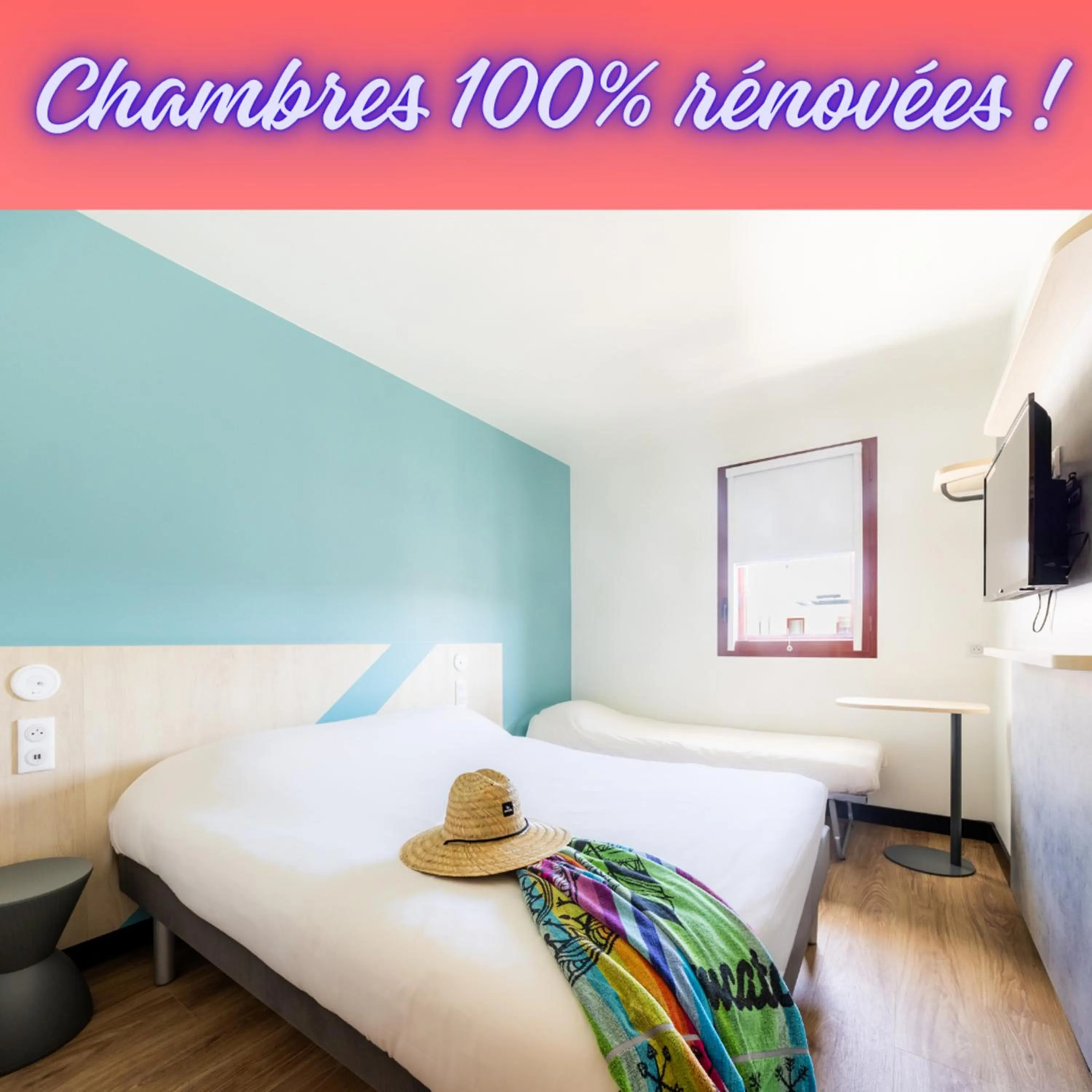 Property building, Bed in ibis budget Perpignan Centre Rénové en 2025