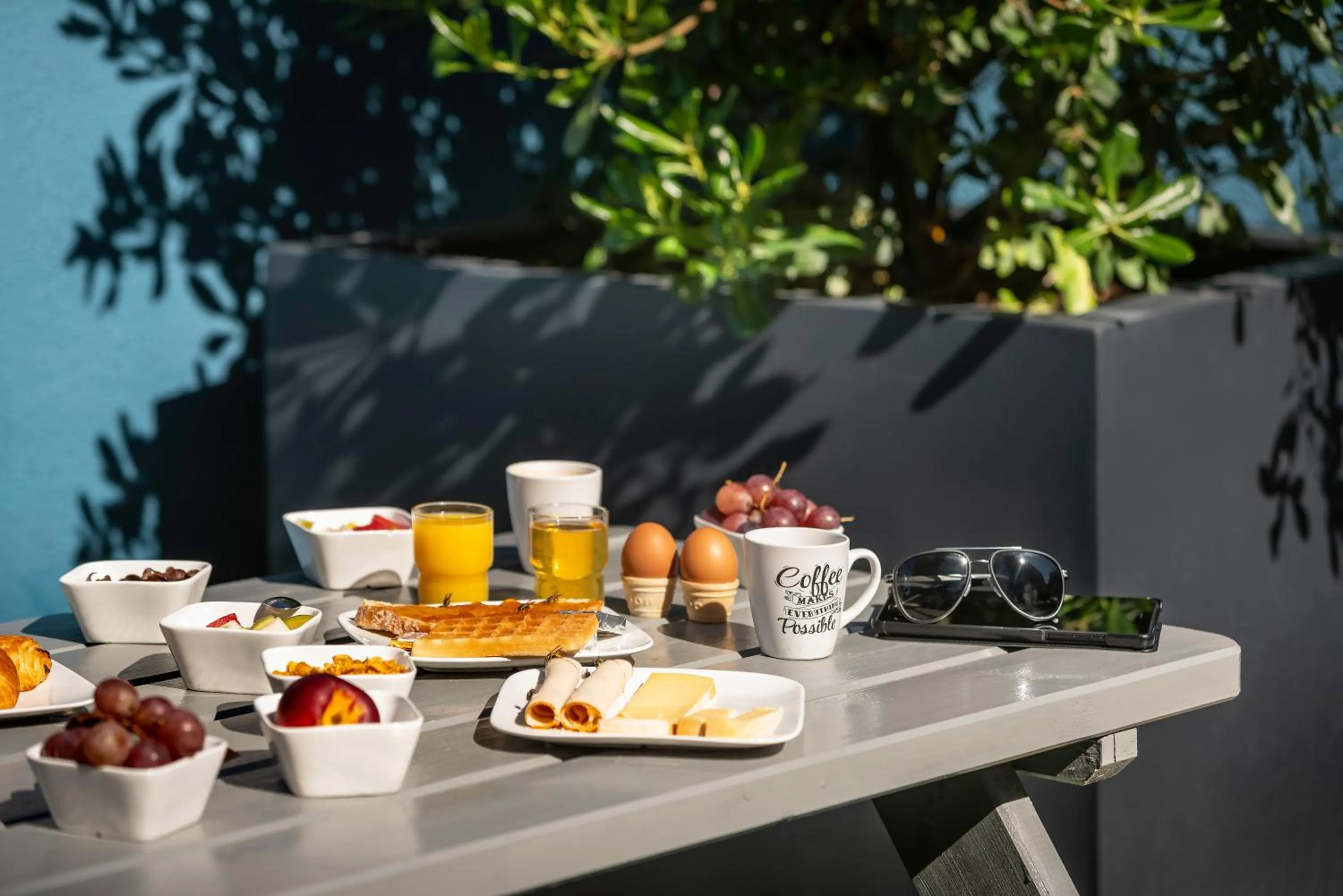 Buffet breakfast in ibis budget Paris Porte d'Aubervilliers