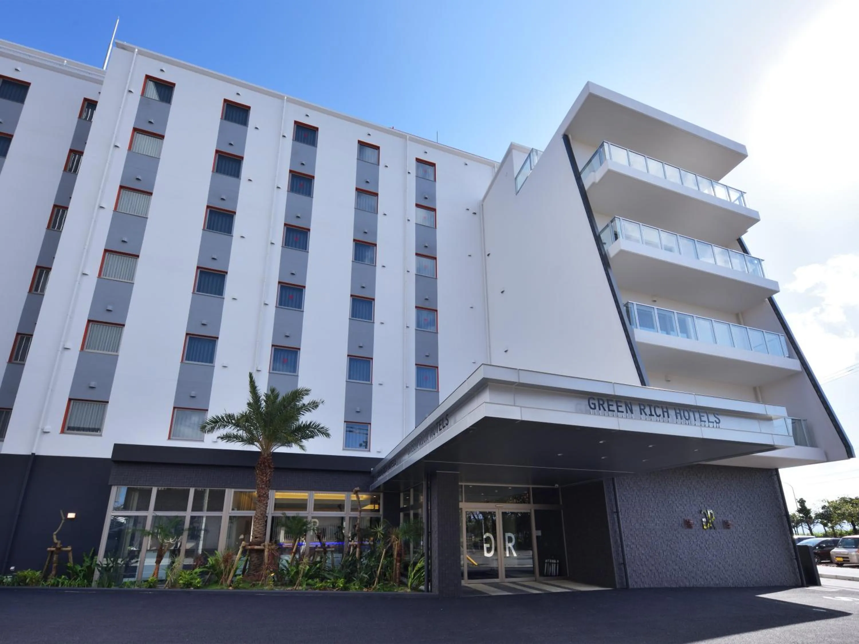 Property building in Green Rich Hotel Okinawa Nago (Artificial hot spring Futamata Yunohana)