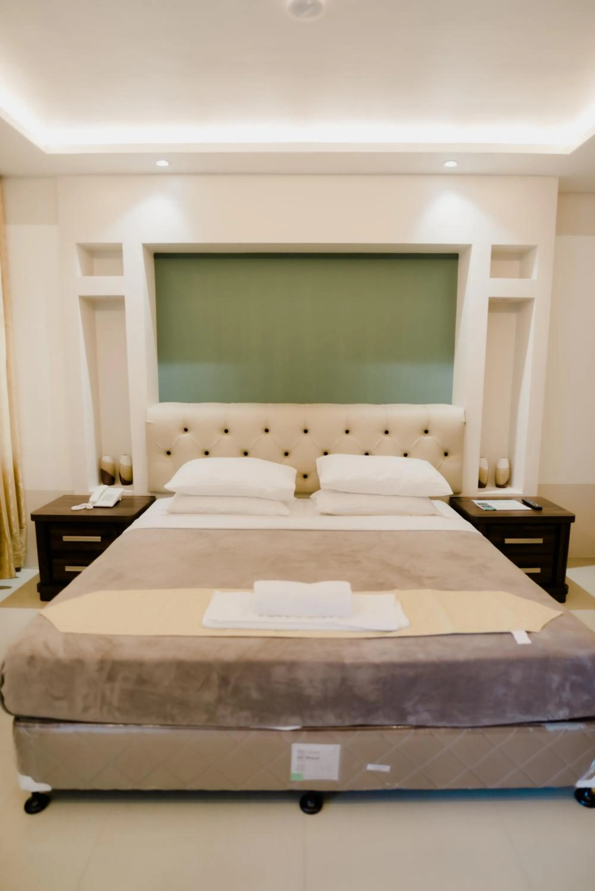 Bed in The Horizon Suites and Arcade