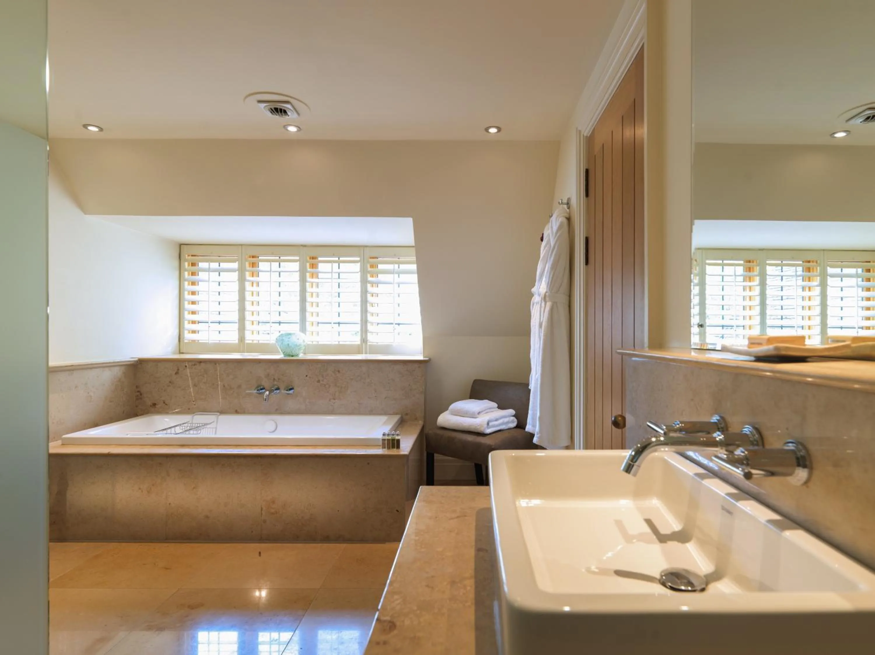 Bathroom in Gidleigh Park- A Relais & Chateaux Hotel