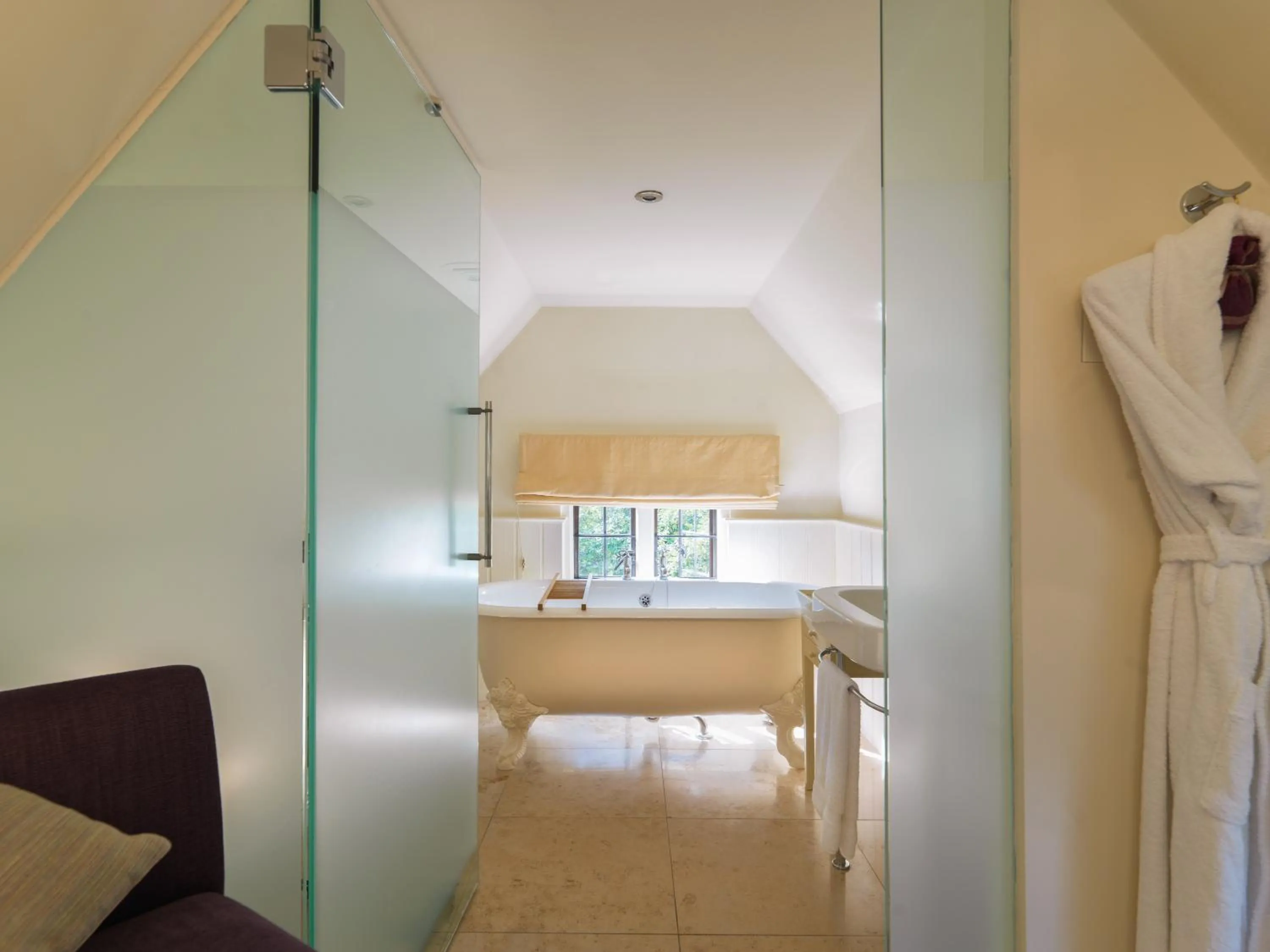 Bathroom in Gidleigh Park- A Relais & Chateaux Hotel