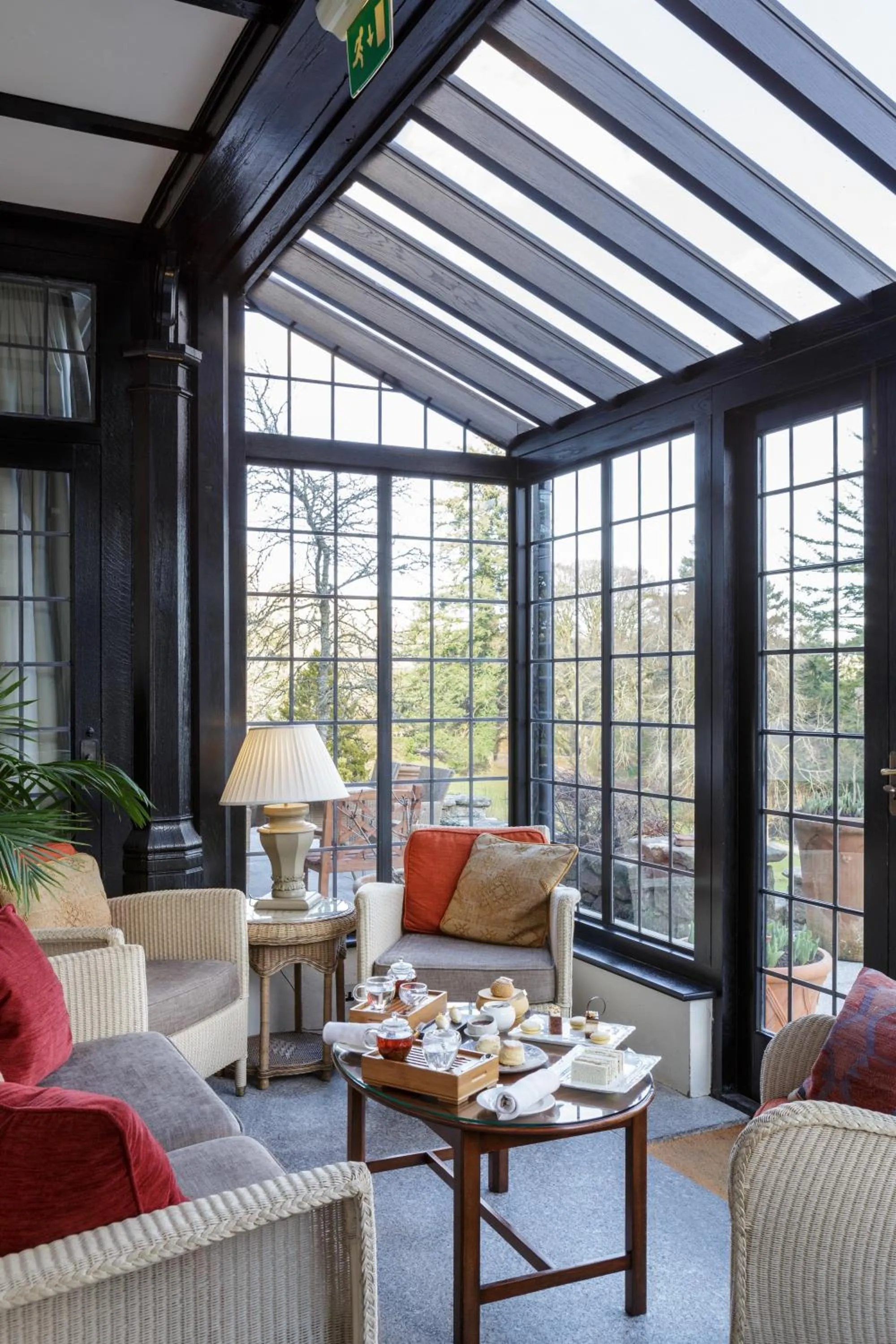 Lounge or bar in Gidleigh Park- A Relais & Chateaux Hotel