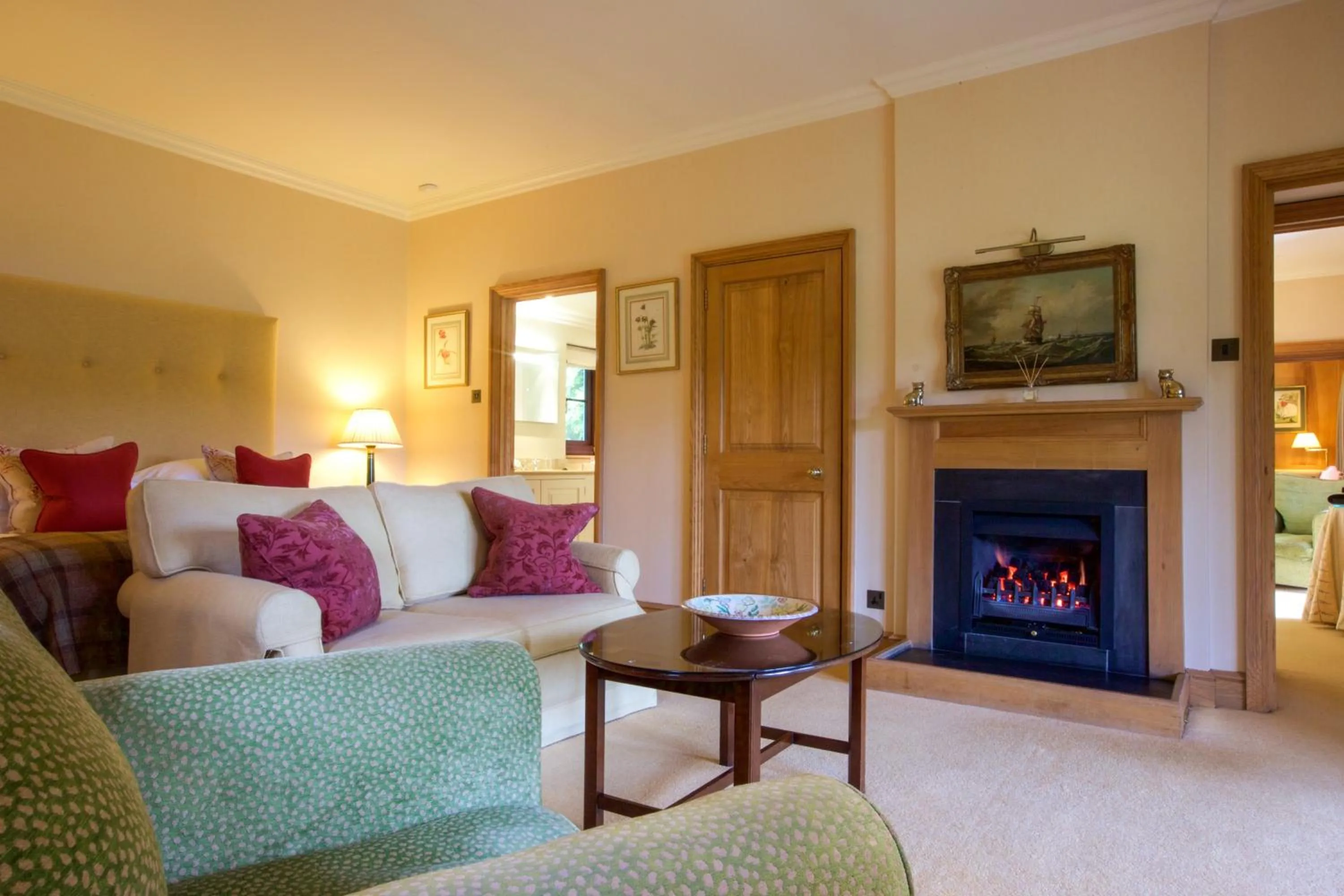 Living room in Gidleigh Park- A Relais & Chateaux Hotel