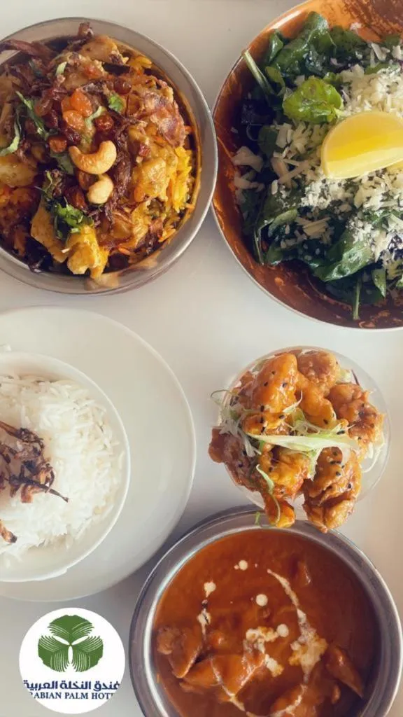 Restaurant/places to eat in Arabian Palm Hotel