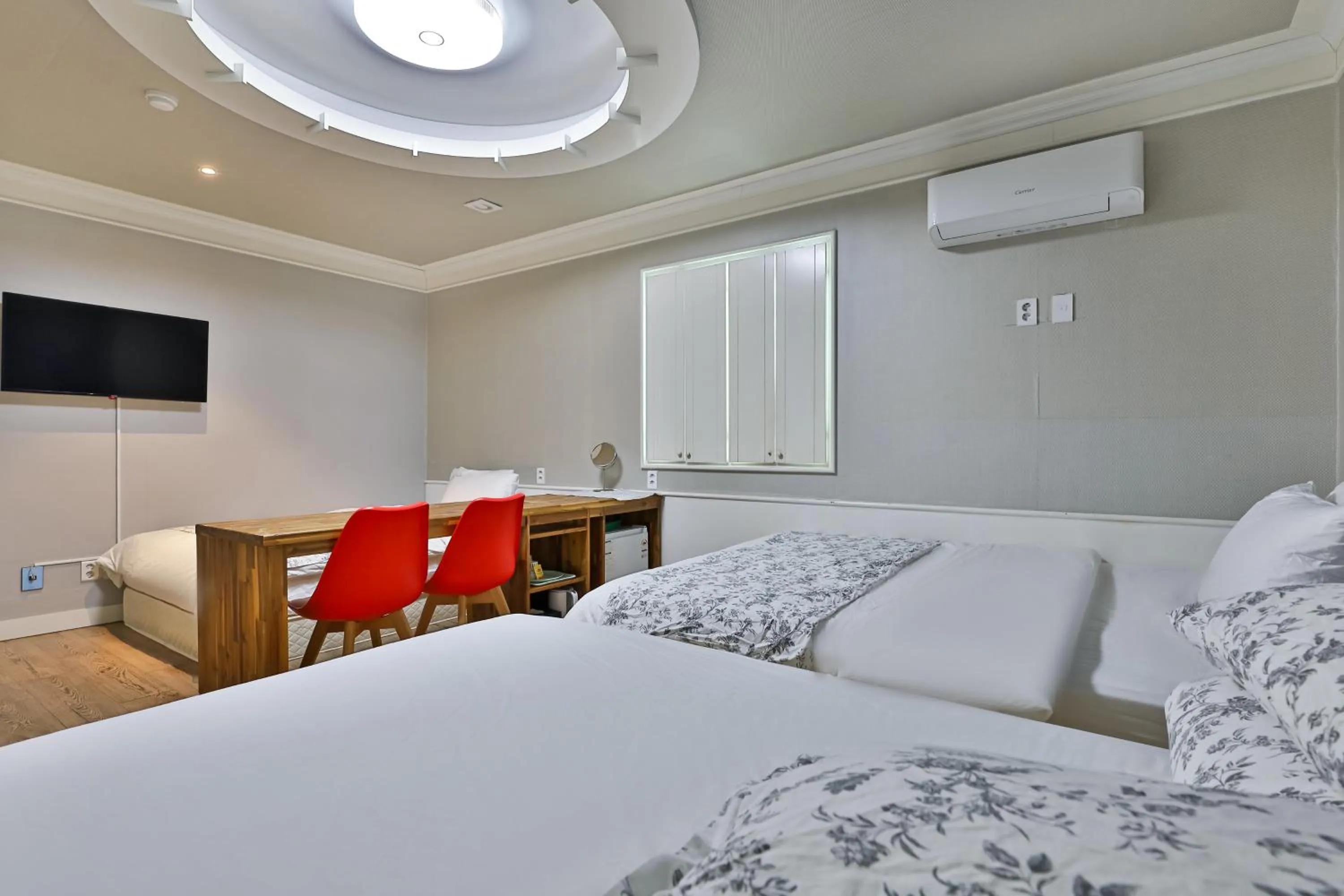 Bed in 히든힐불국사호텔