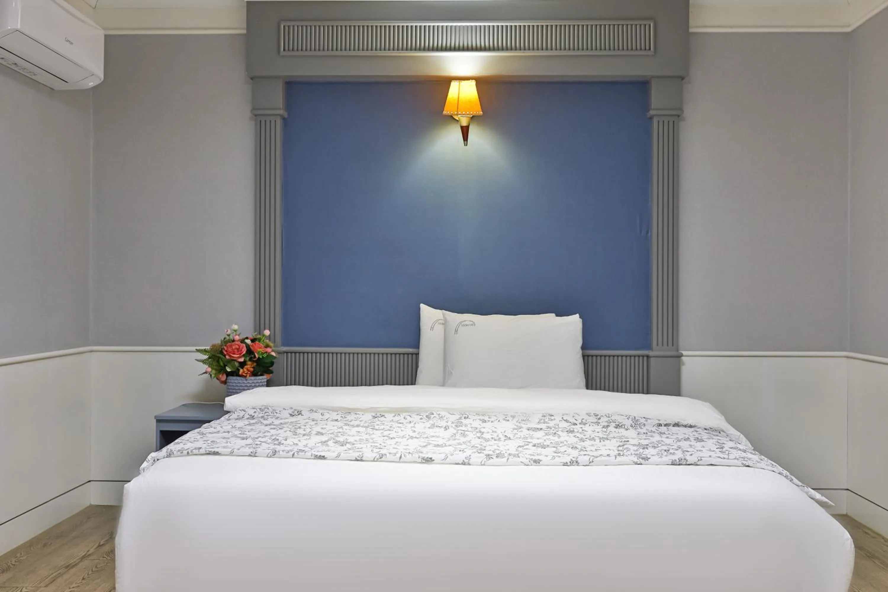 Bed in 히든힐불국사호텔