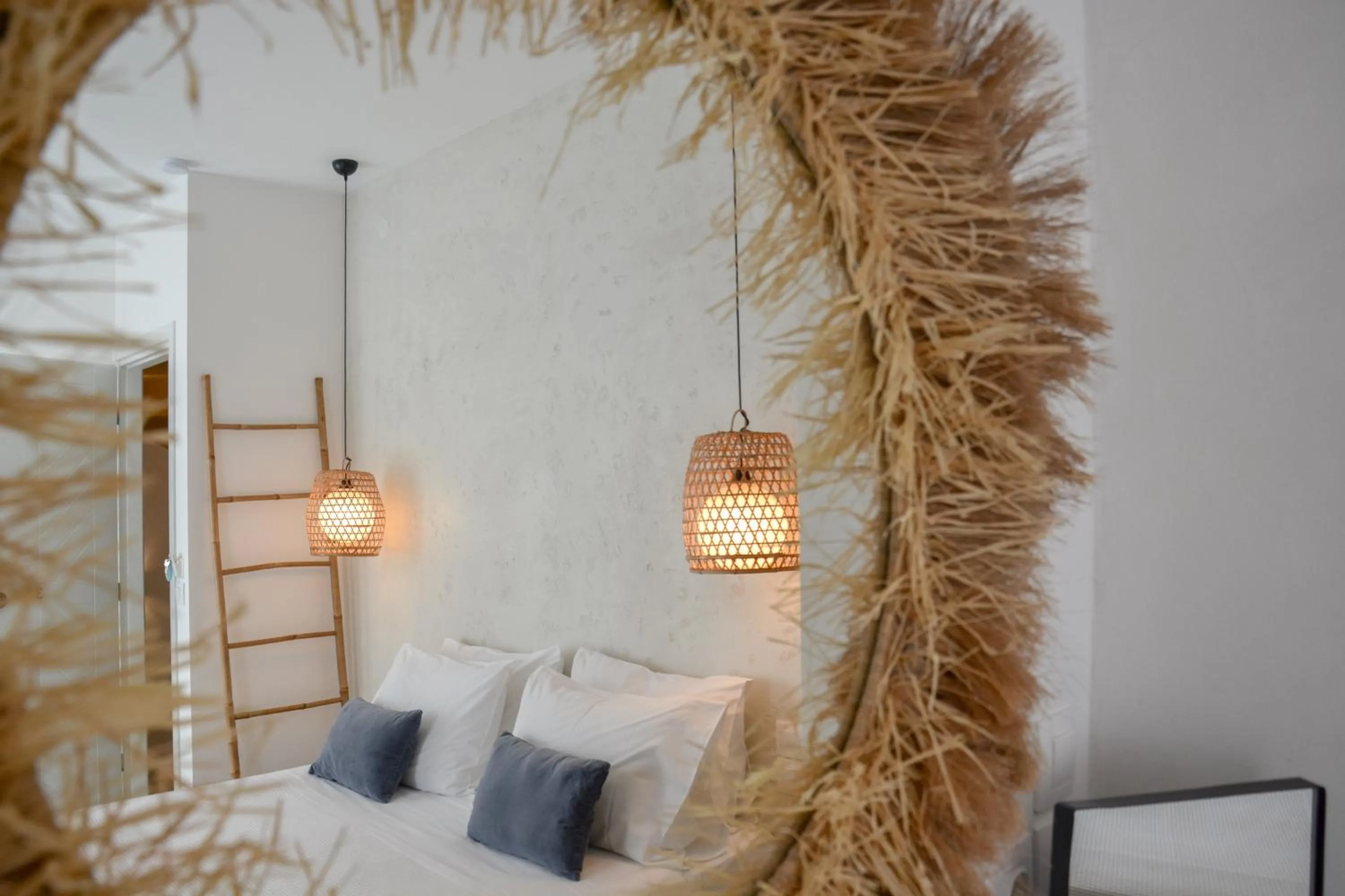 Bed in BOĒM Boutique Hotel Lefkada