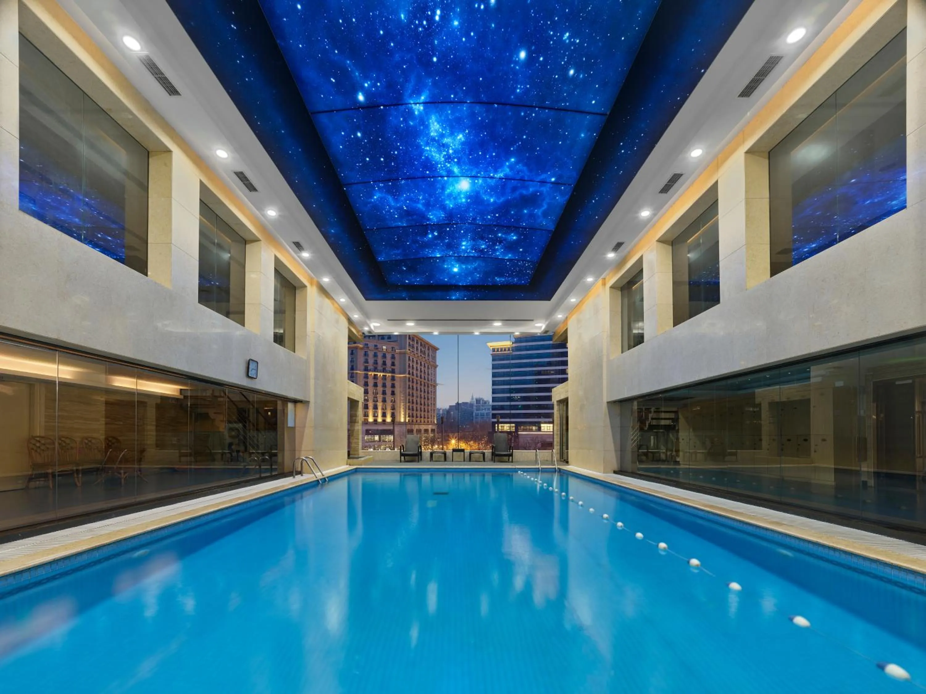 Swimming pool in Beijing Poly Plaza Hotel