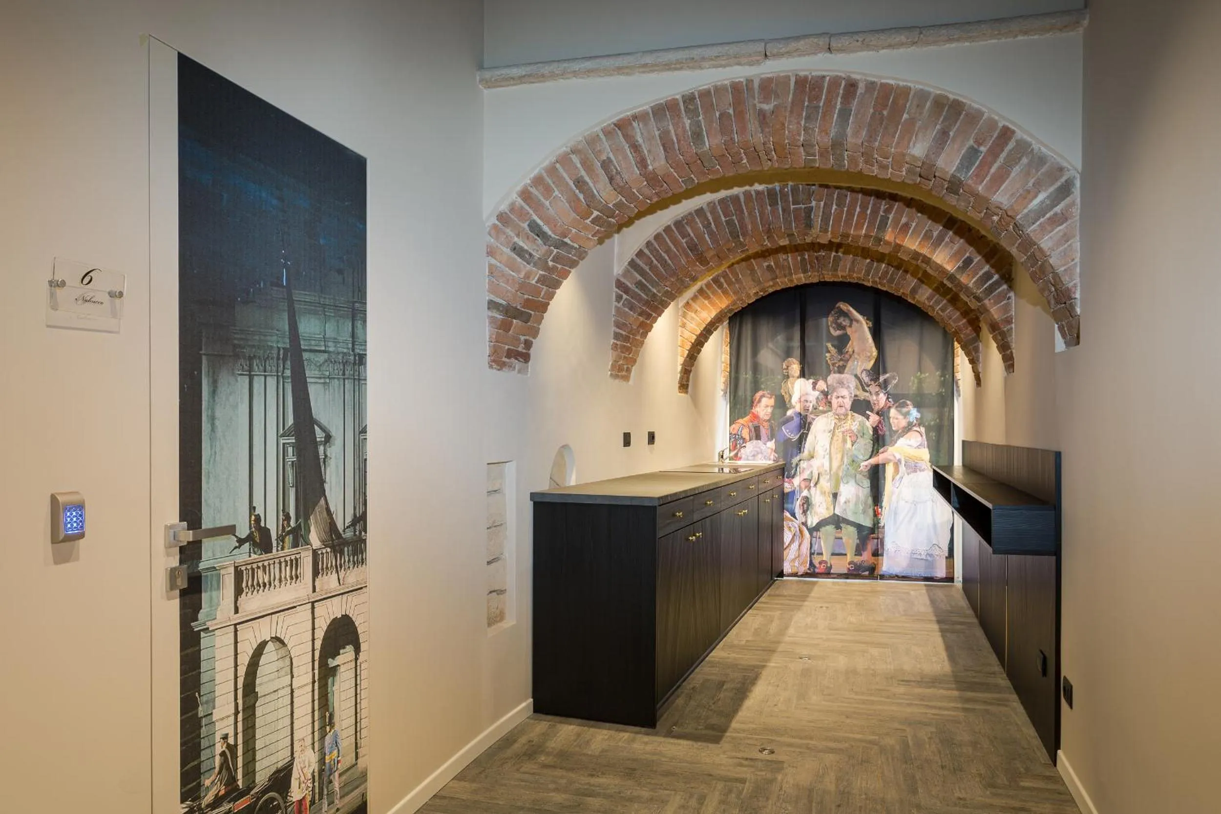 Decorative detail in Italianflat - Theatrum Rooms and Suite