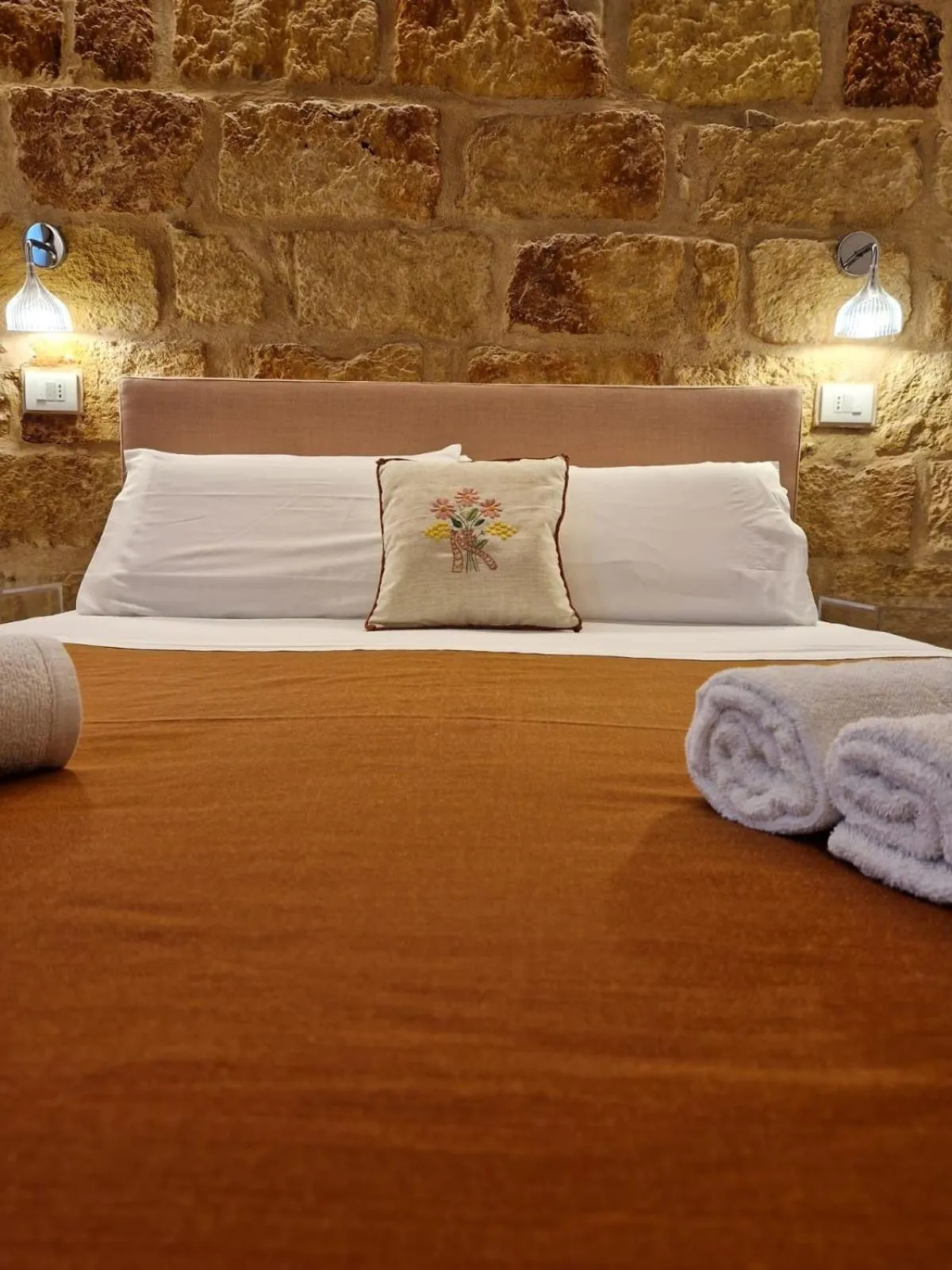 Bed in Ricordi Siciliani - Charme Rooms