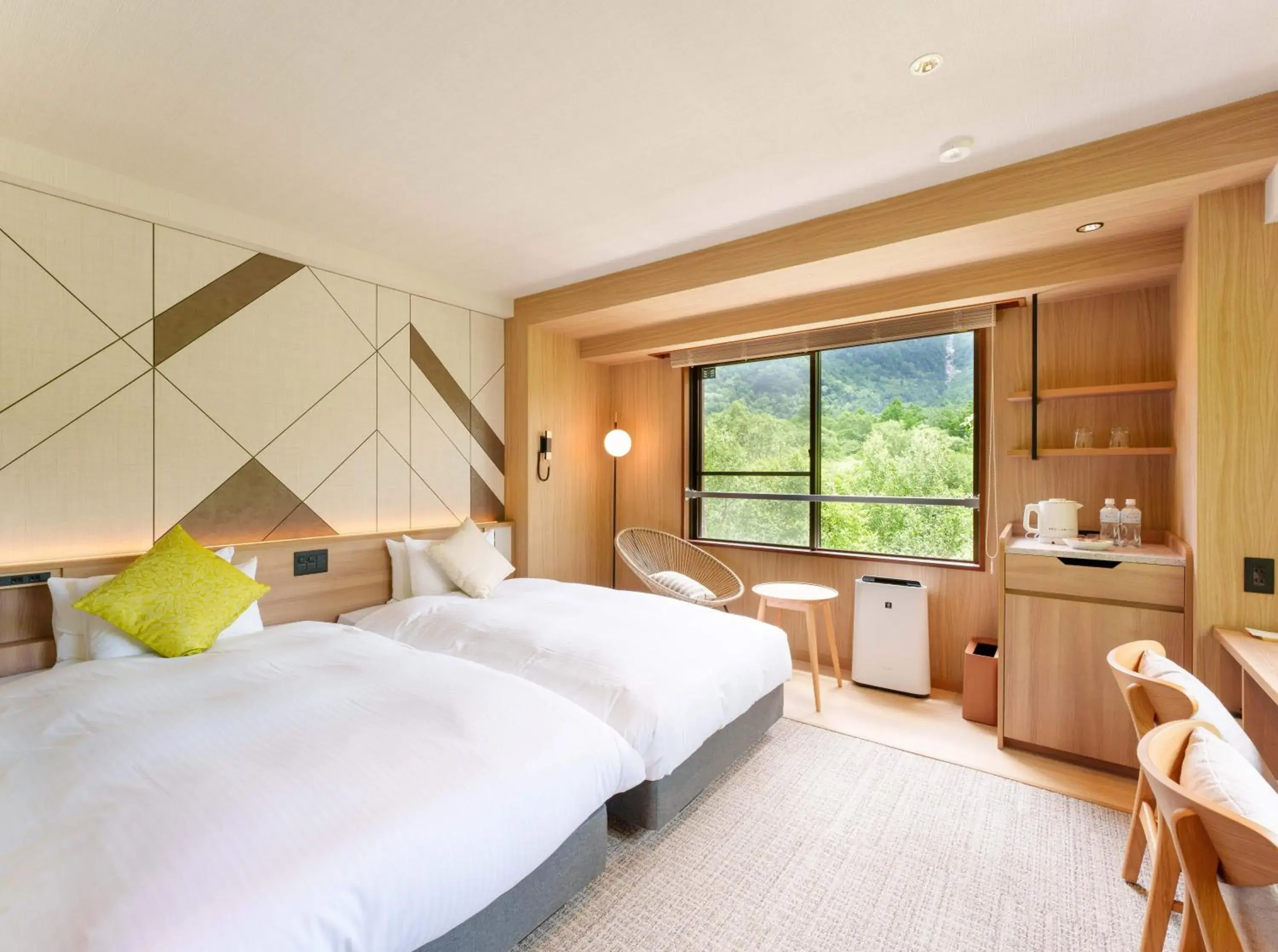 Superior Twin Room in Kamikochi Lemeiesta Hotel Superior Twin Room in Kamikochi Lemeiesta Hotel