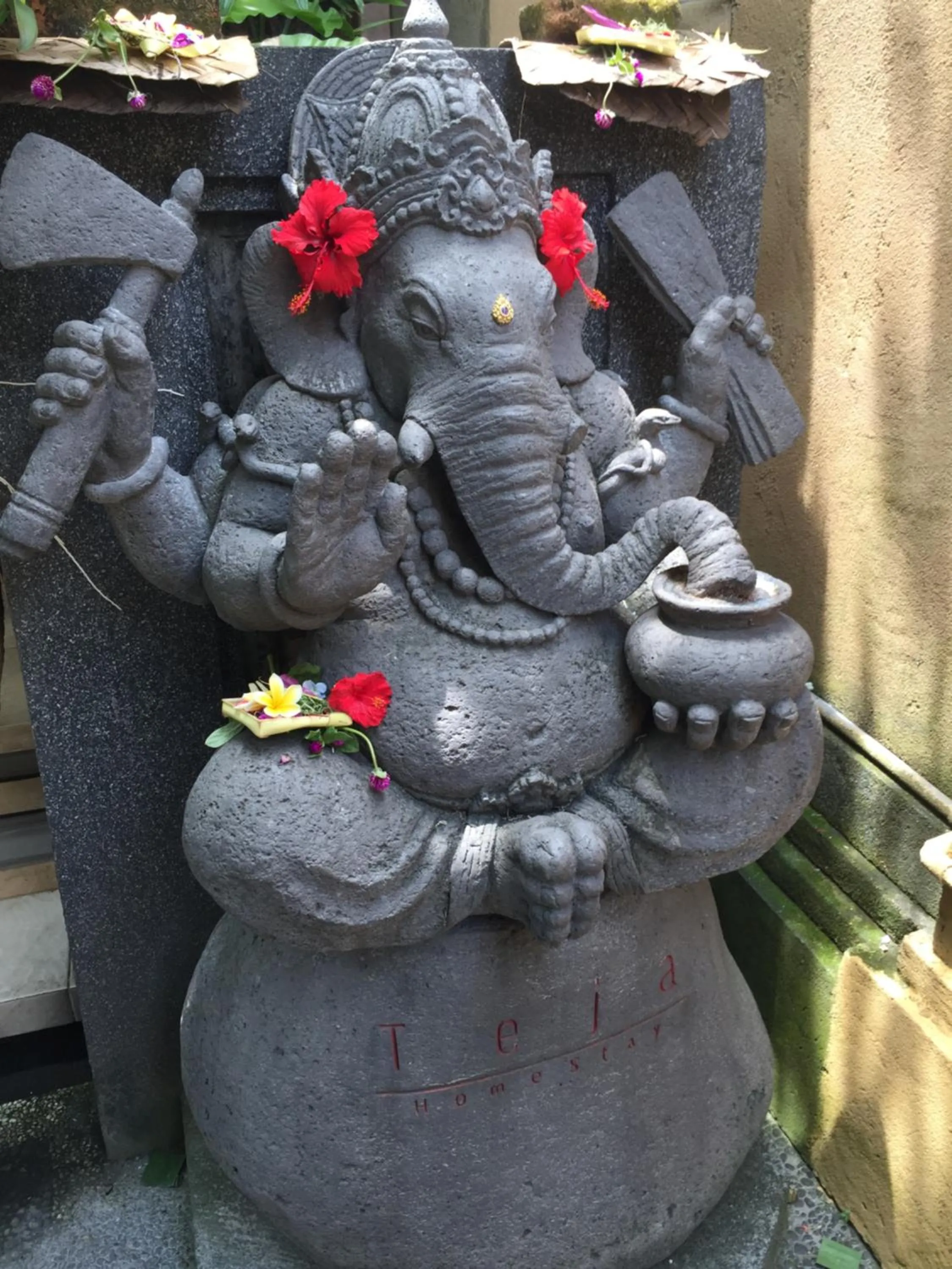 Decorative detail in Teja Home Stay