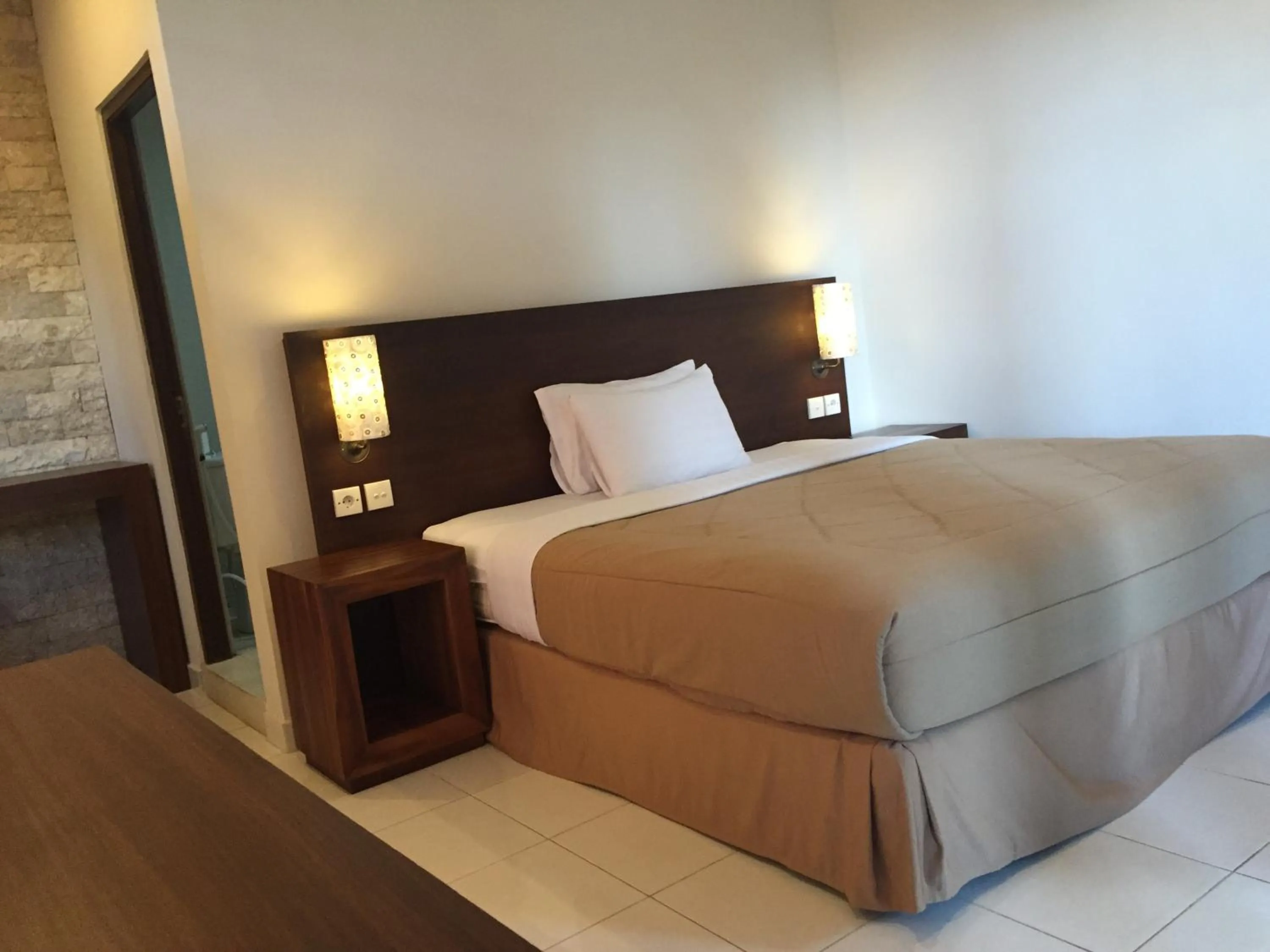 Bed in Teja Home Stay