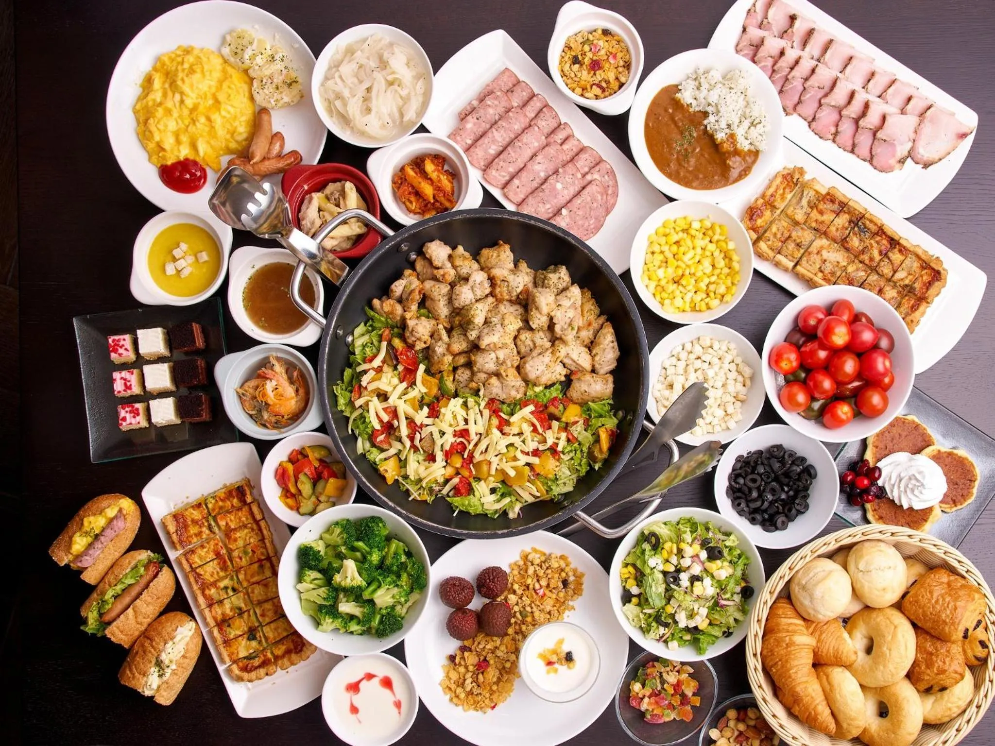 Buffet breakfast in Hotel Villa Fontaine Kobe Sannomiya