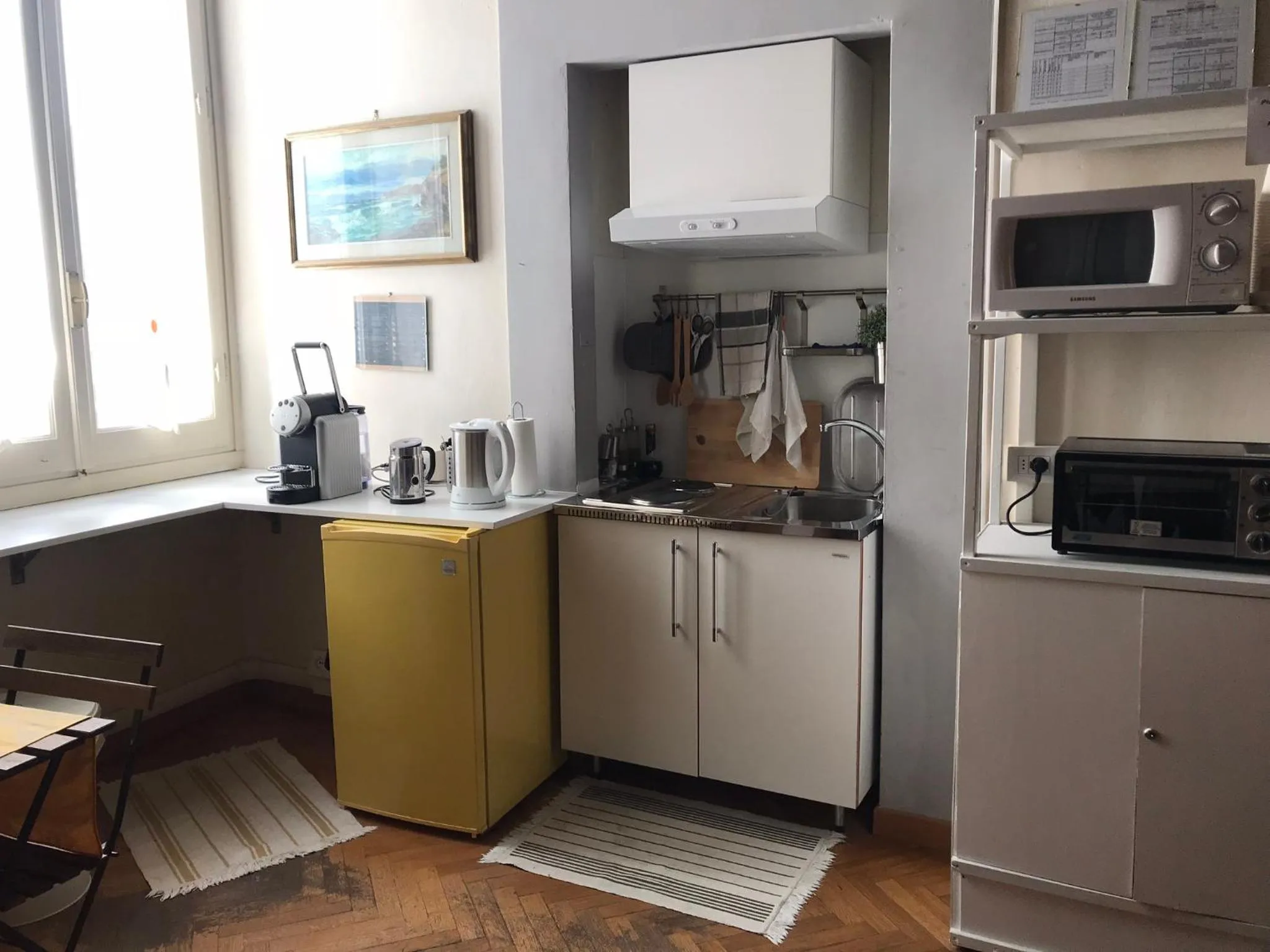 Kitchen or kitchenette in Soggiorno Antica Torre