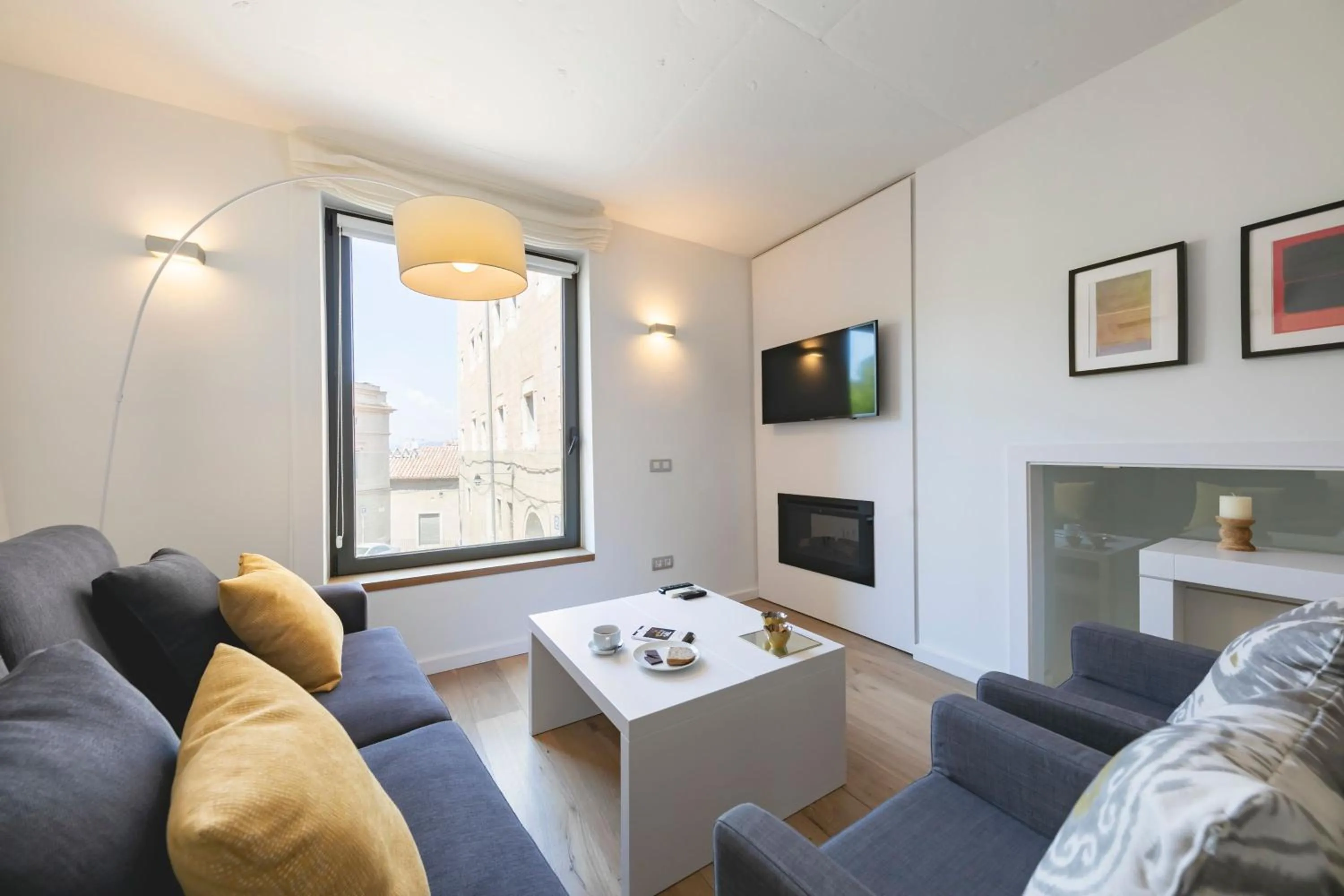 Living room in Bravissimo Portal Nou, with private garage