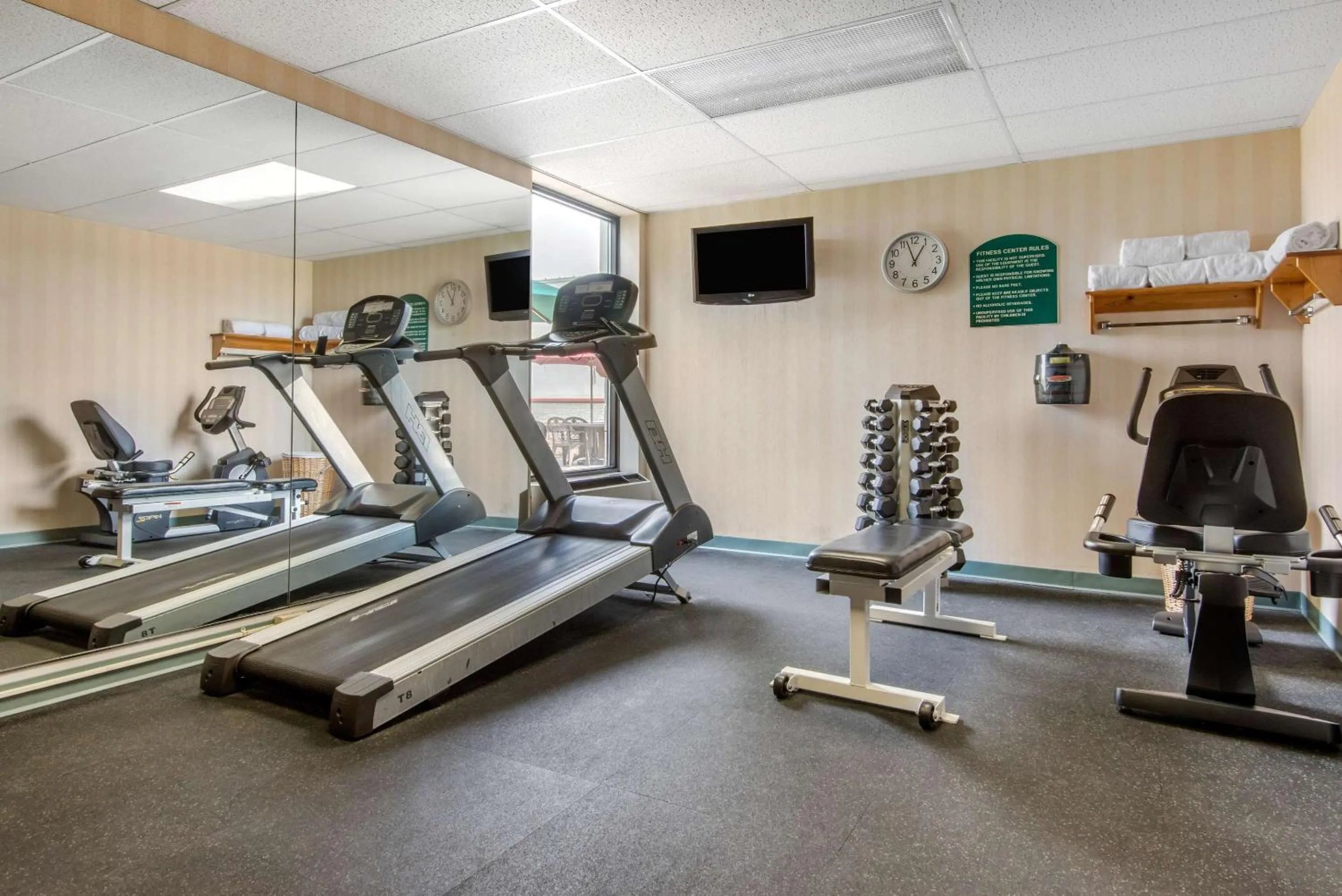 Fitness centre/facilities in Quality Inn & Suites Mansfield