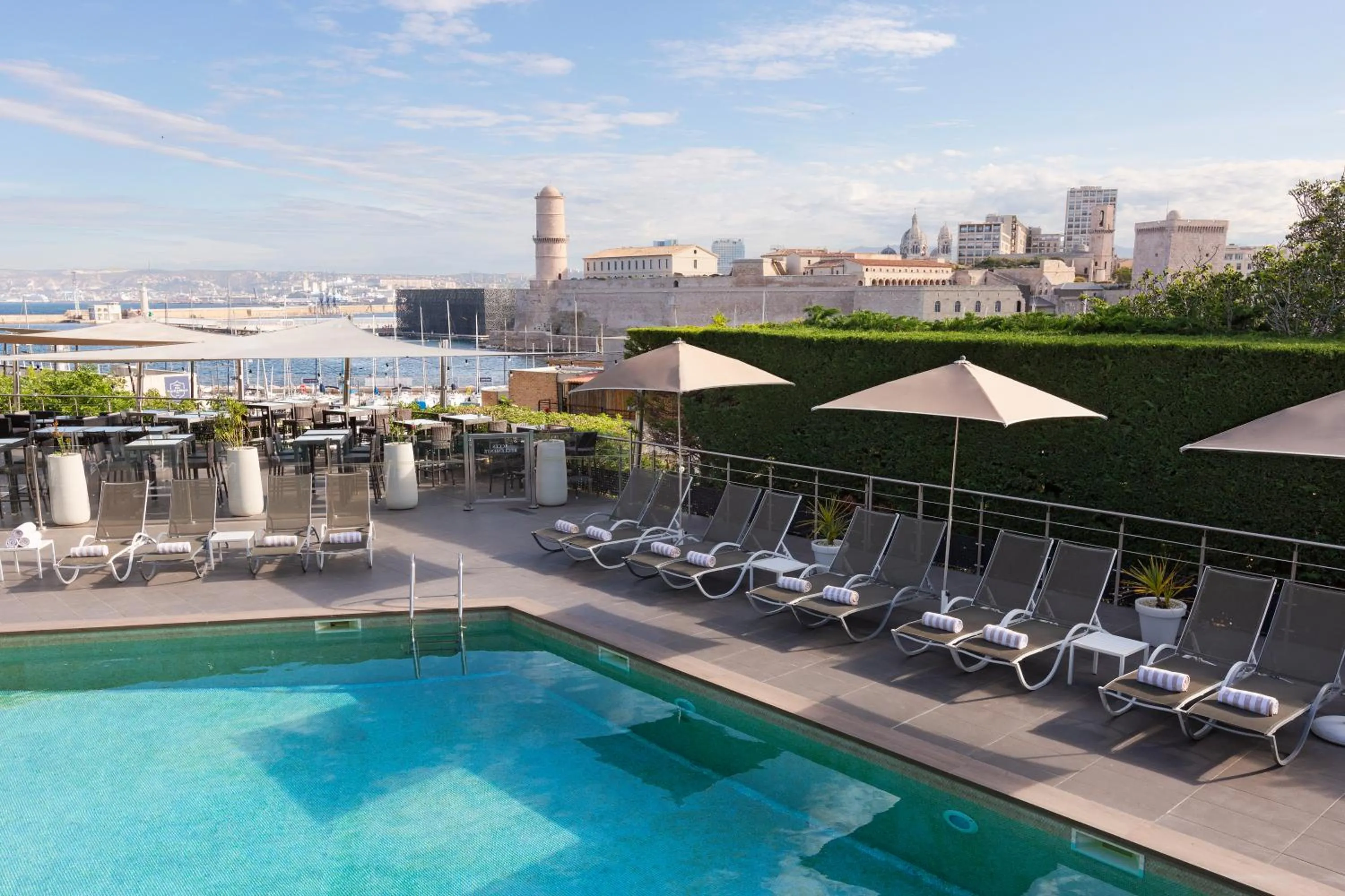 Swimming pool in Novotel Marseille Vieux Port