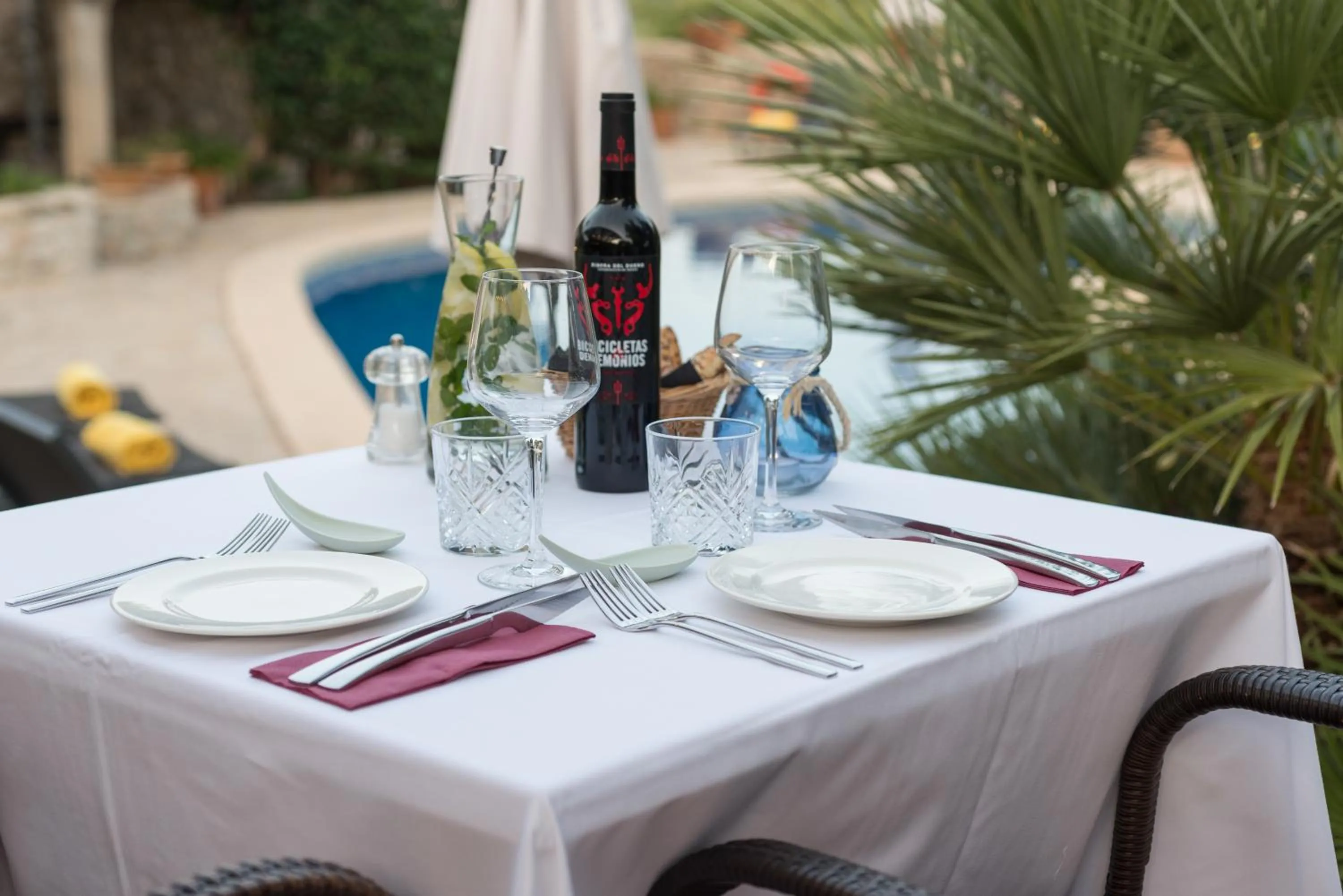 Alcoholic drinks in New Can Furios Hotel by Can Calco Hotels