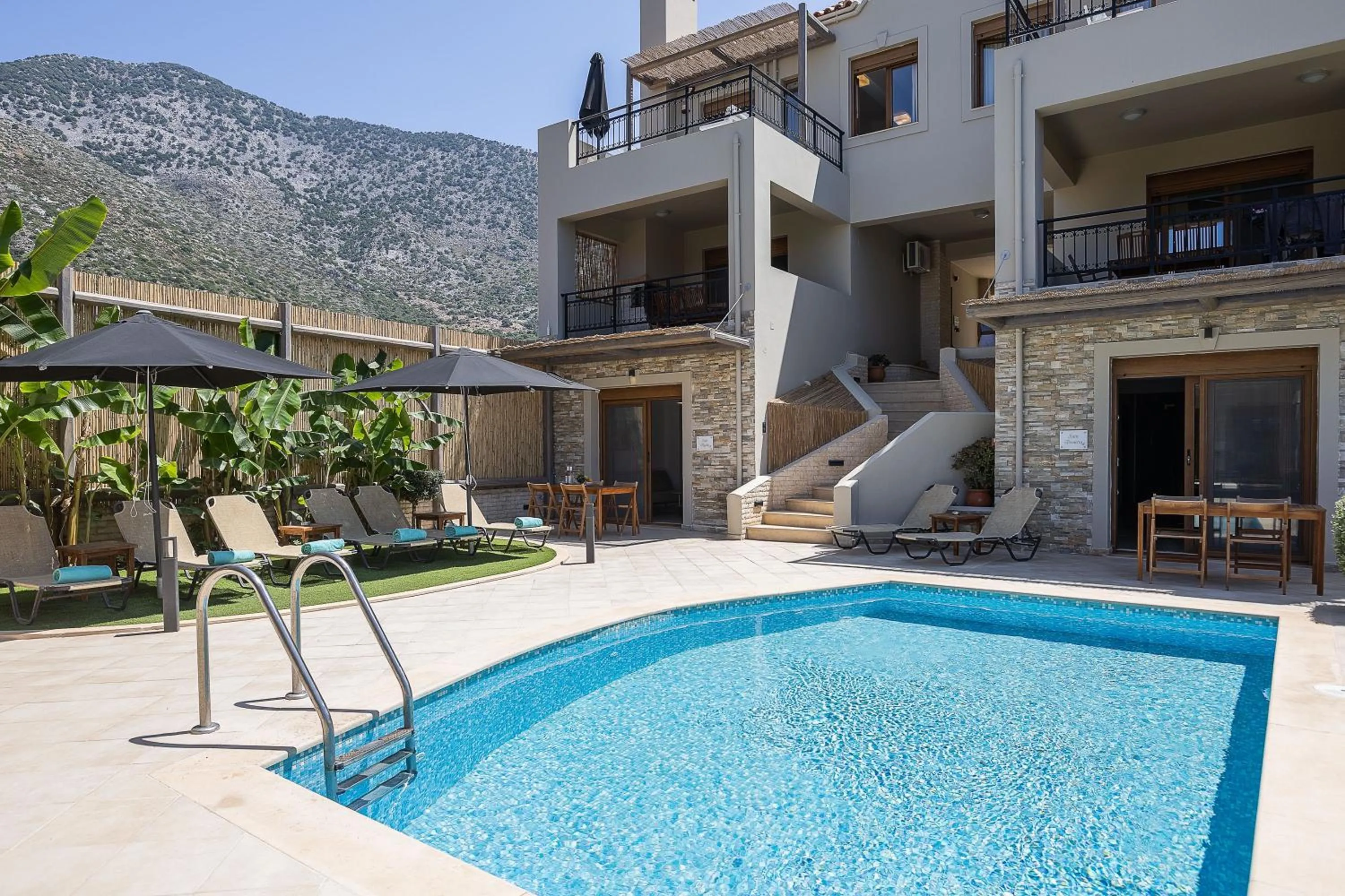 Swimming pool in Pantheon Villas & Suites