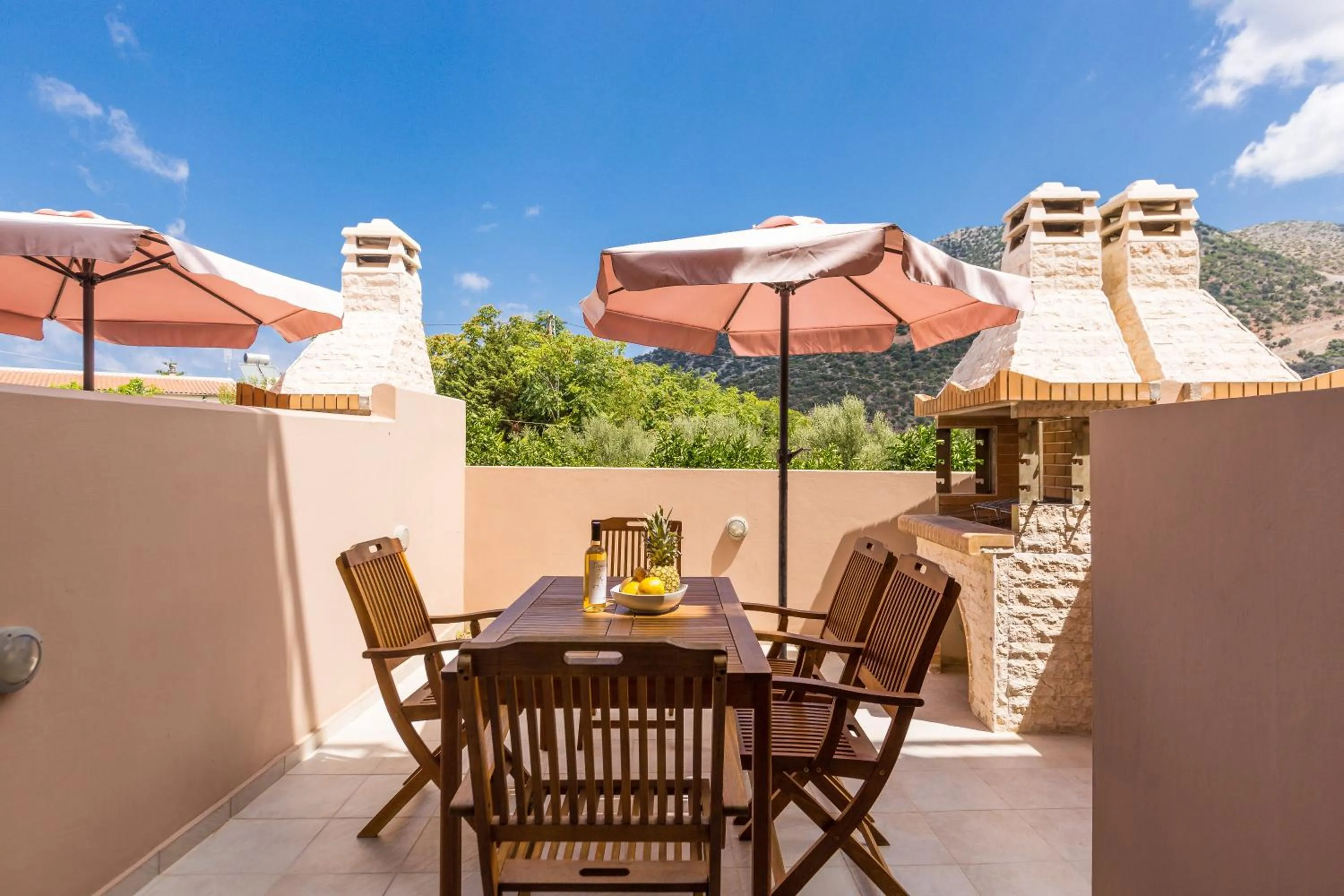 Patio in Pantheon Villas & Suites