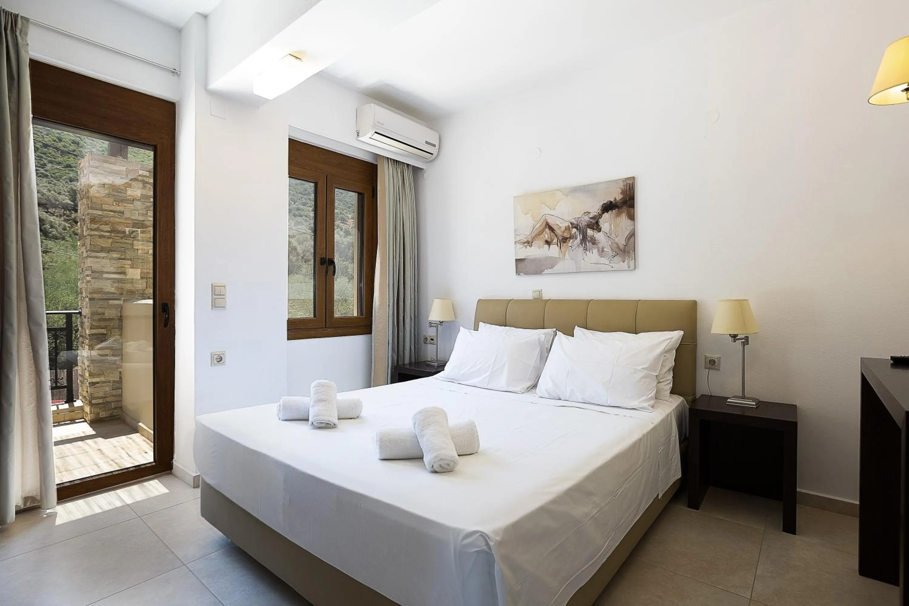 Bedroom, Bed in Pantheon Villas & Suites